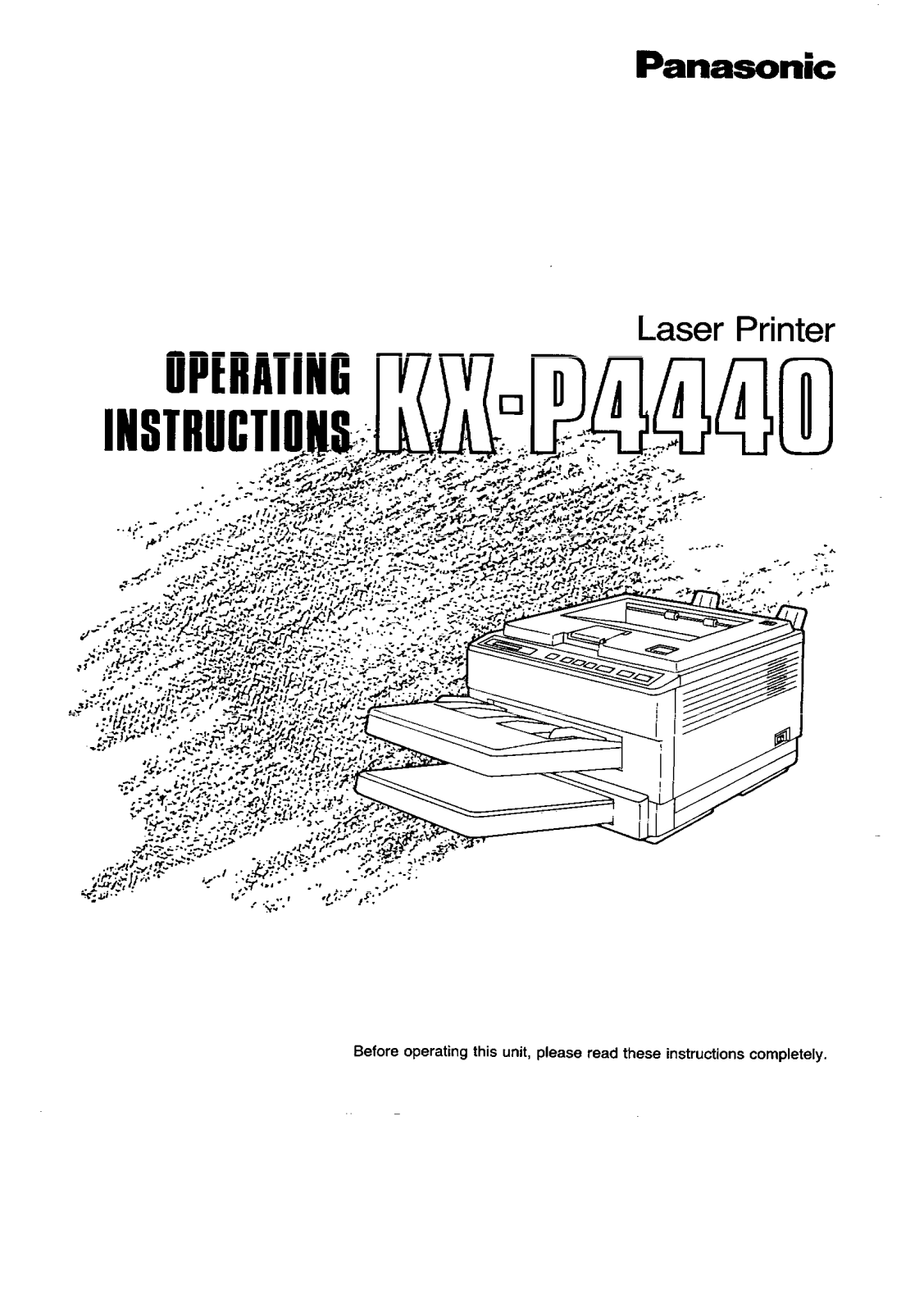 Panasonic KX-P4440 User Manual