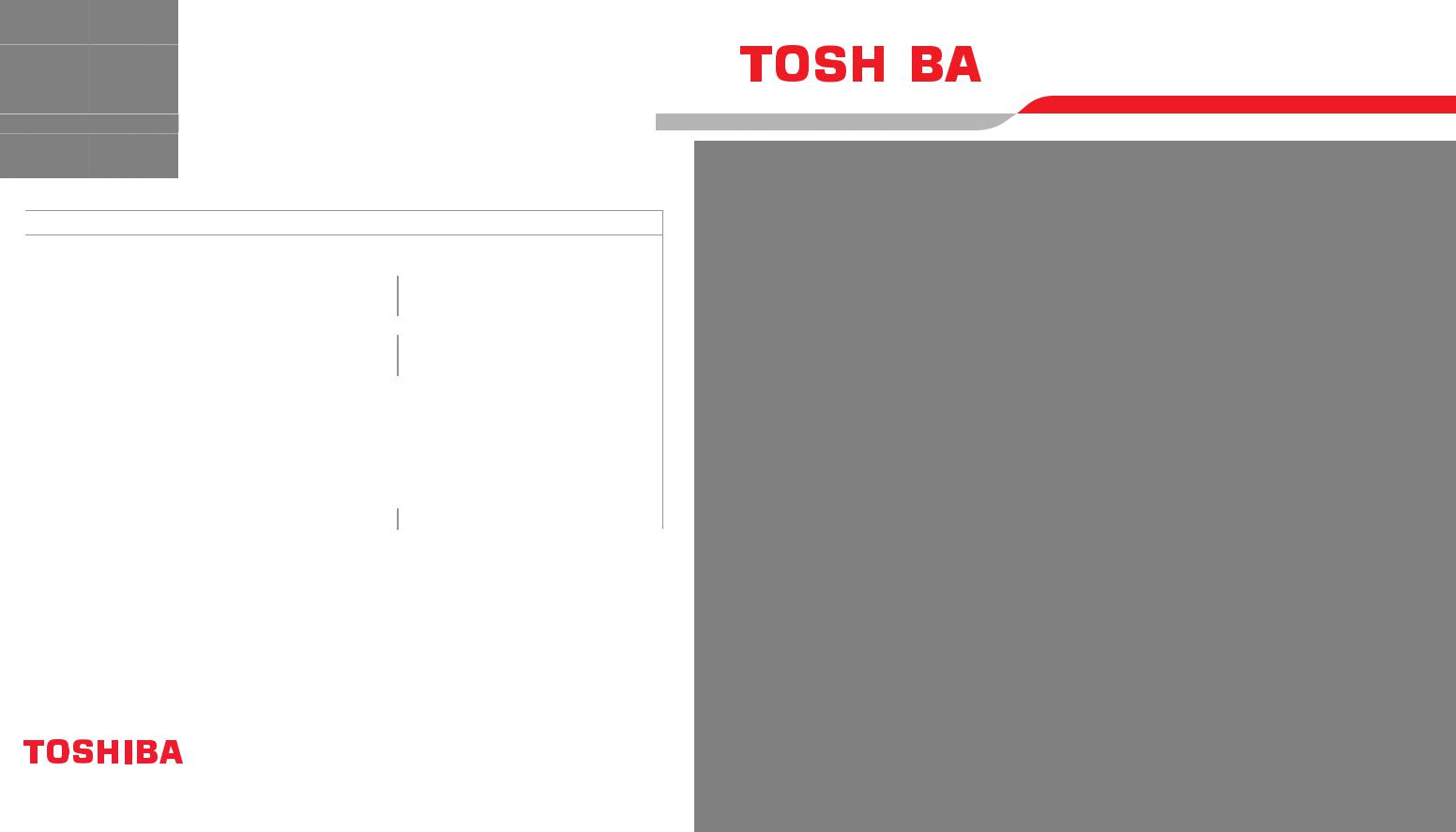 Toshiba B-SX5, B-SX4 User Manual