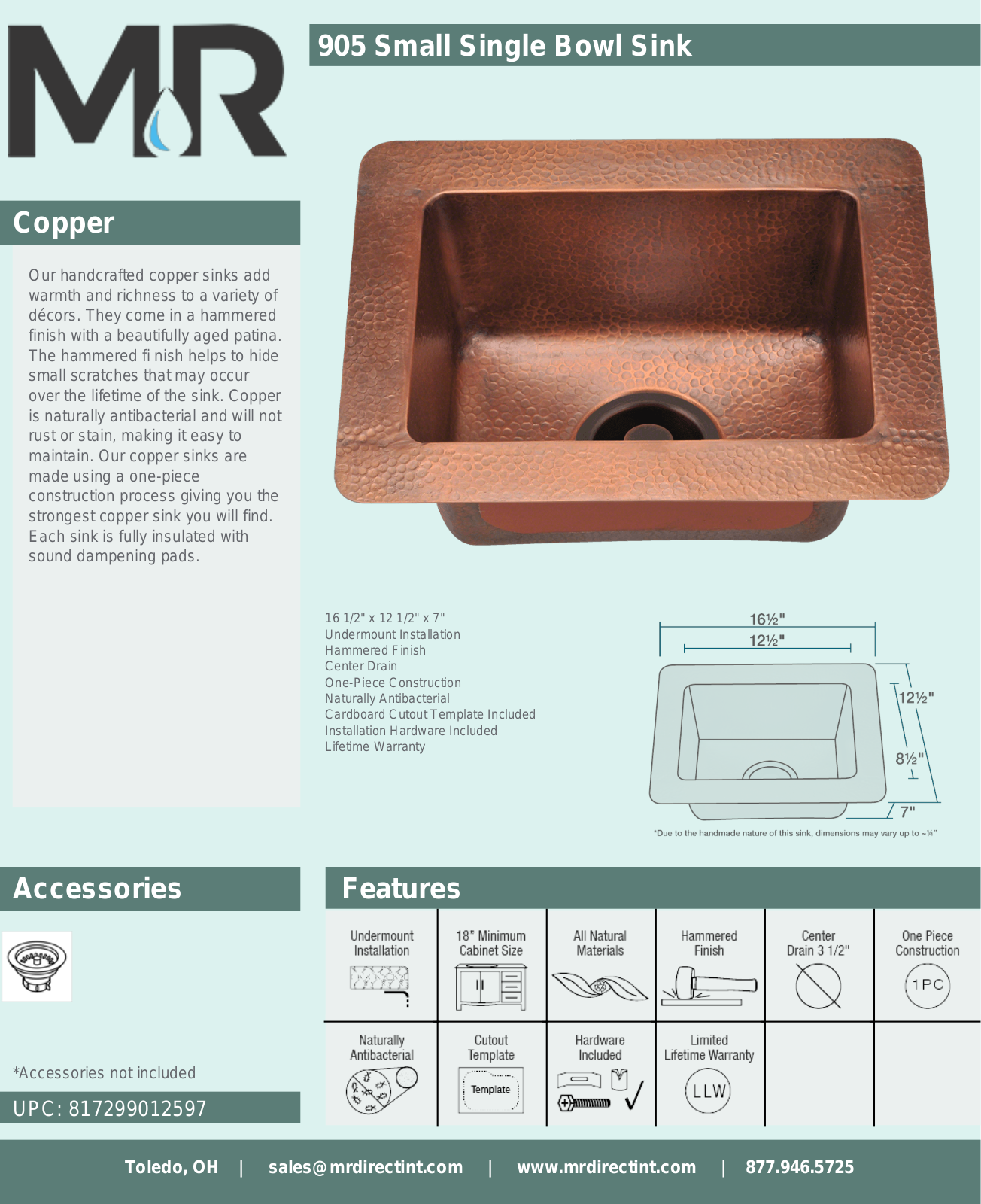 MR Direct MRDR1284 Specifications - ManualMachine.com