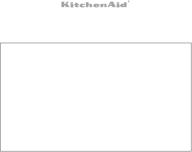 KitchenAid KECD865HWH4 Warranty Guide