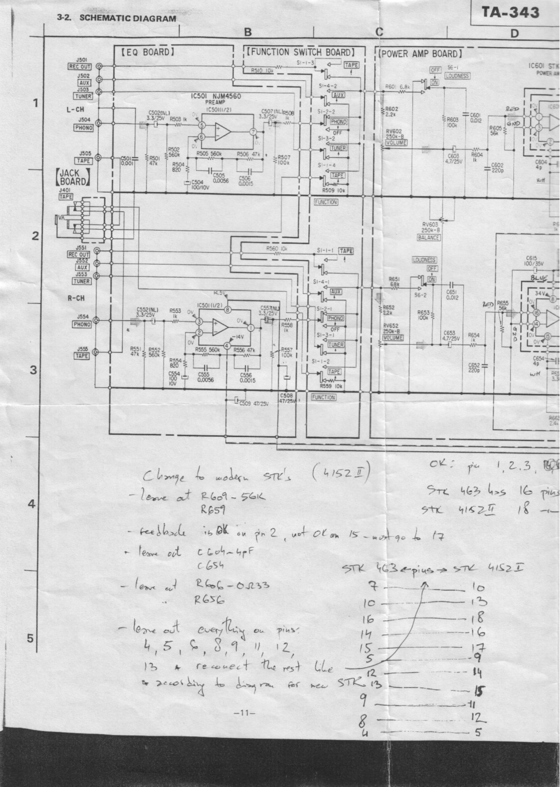 Toshiba TA 343 Service Manual