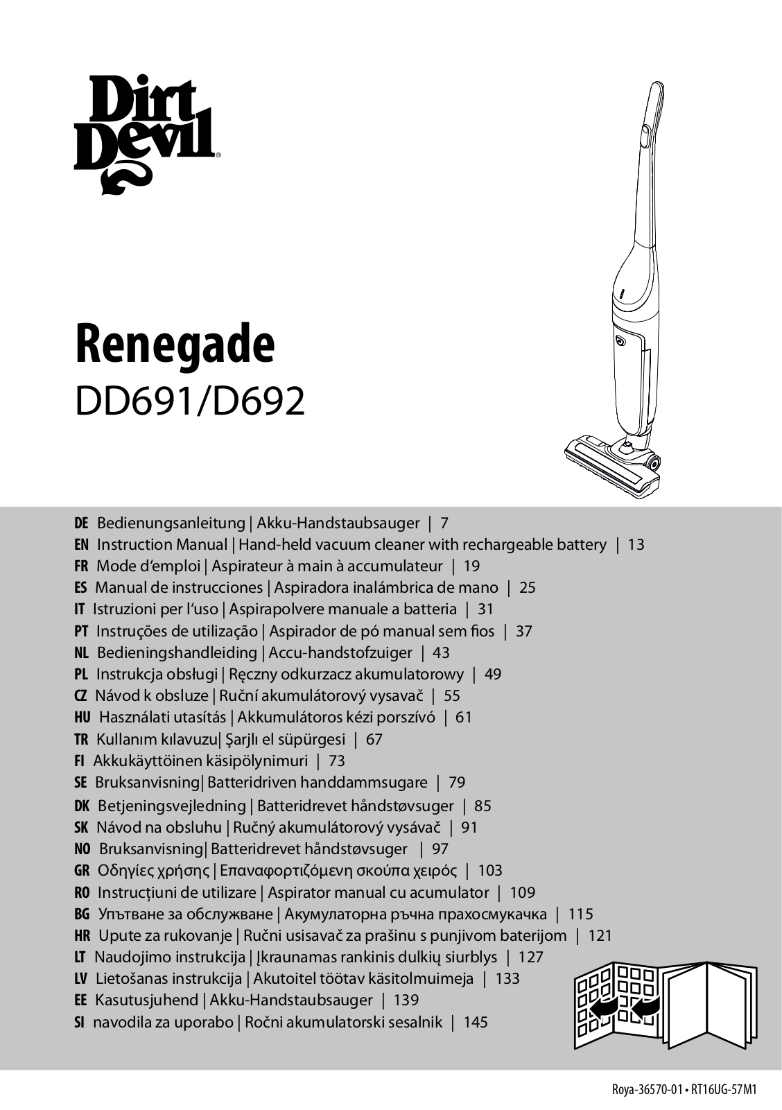 Dirt Devil DD692-1 User Manual