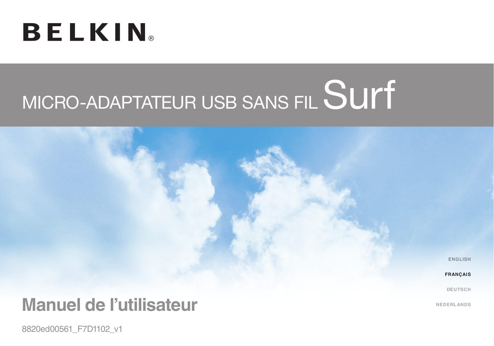 BELKIN F7D1102ED User Manual