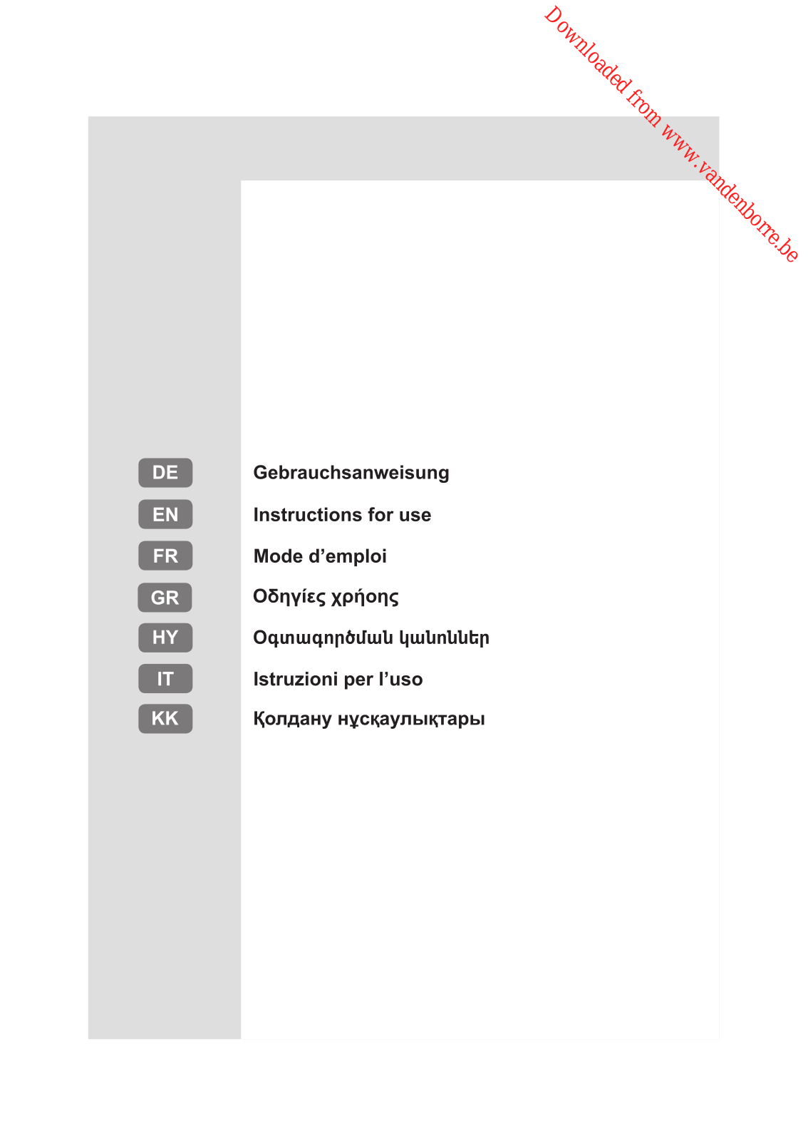 WHIRLPOOL W84TE 72X User Manual