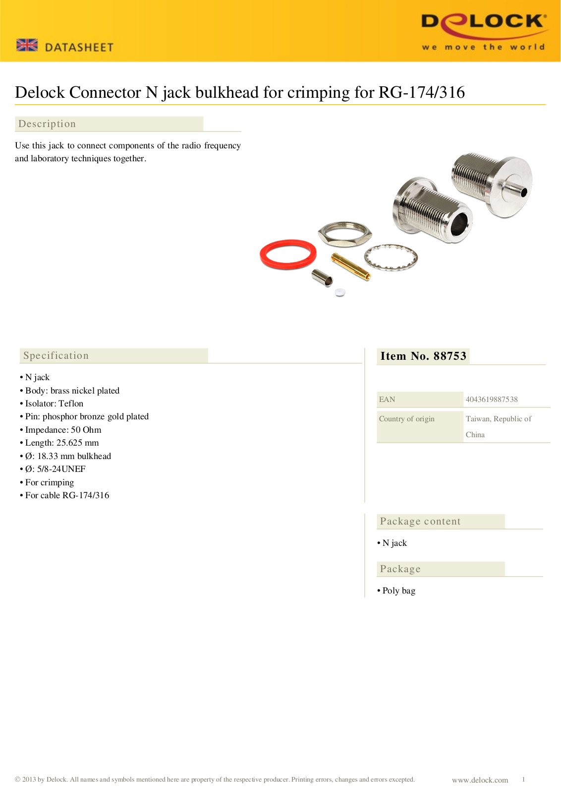 DeLOCK 88753 User Manual