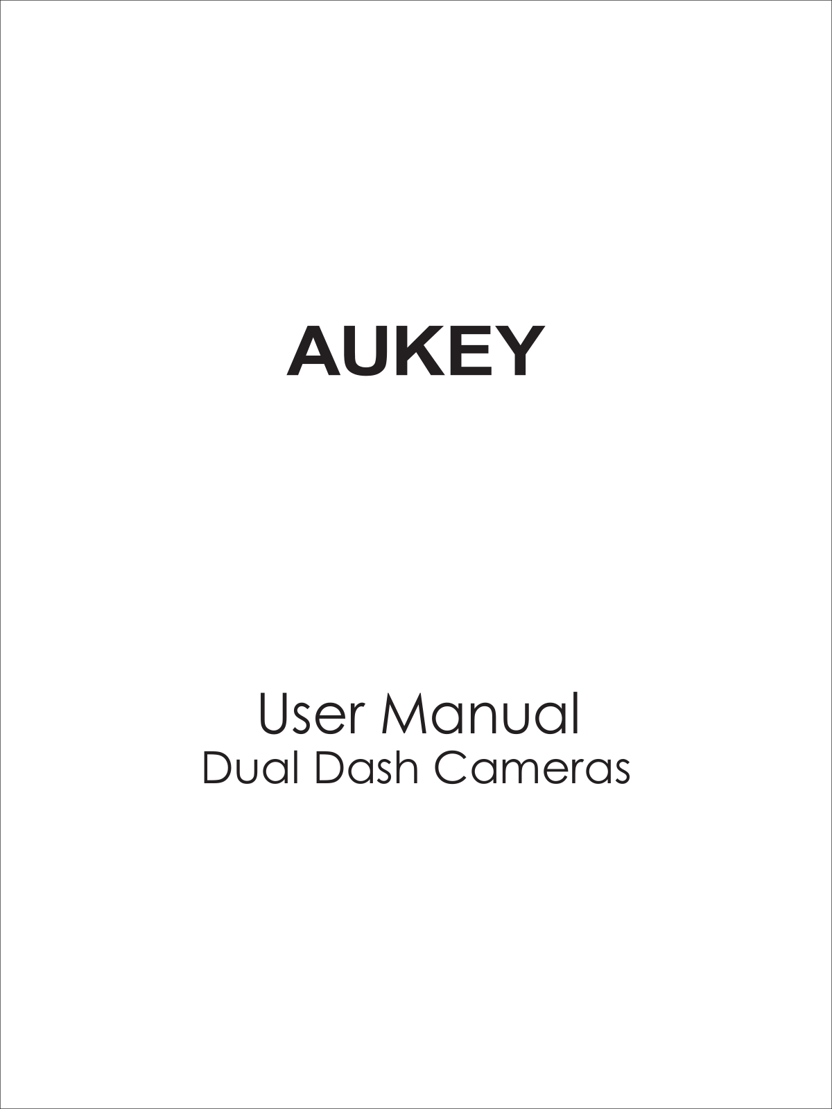 Aukey DR02D operation manual