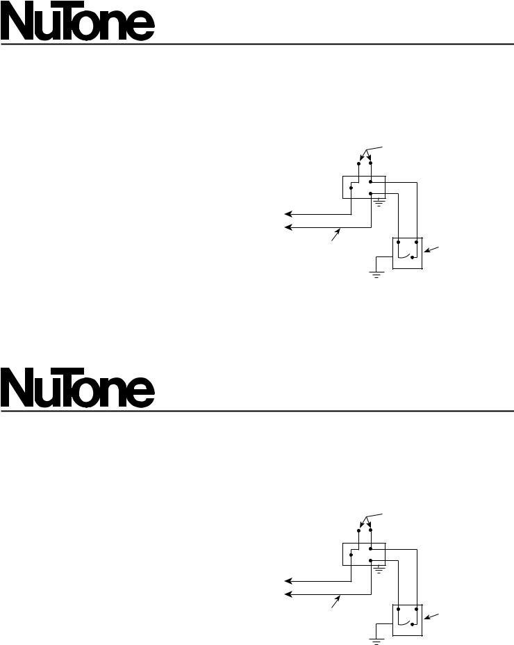 NuTone VS-65 User Manual