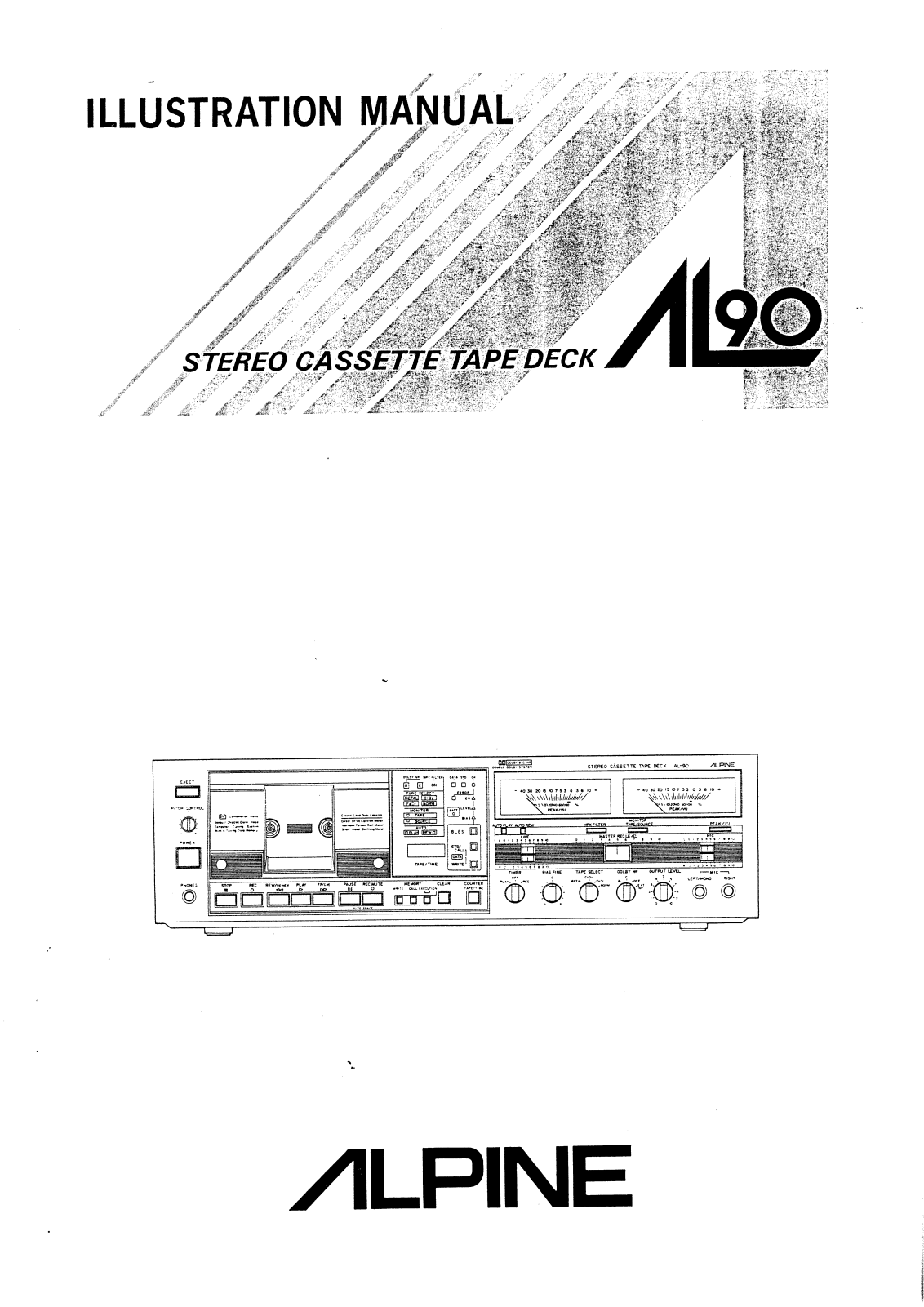 Alpine AL-90 Owners manual