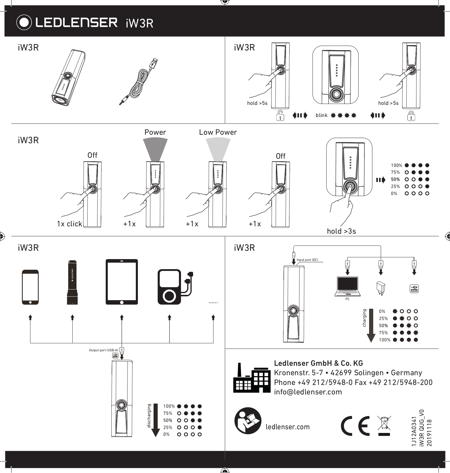 Led Lenser iW3R Manual