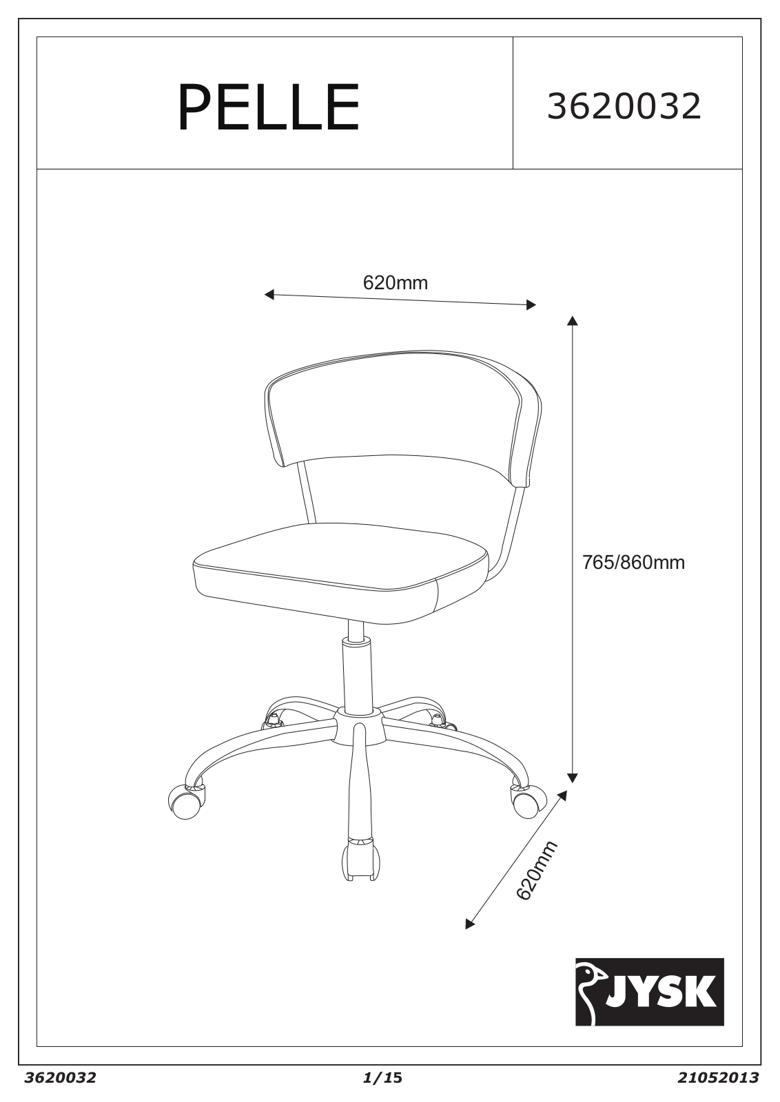 JYSK Pelle User Manual