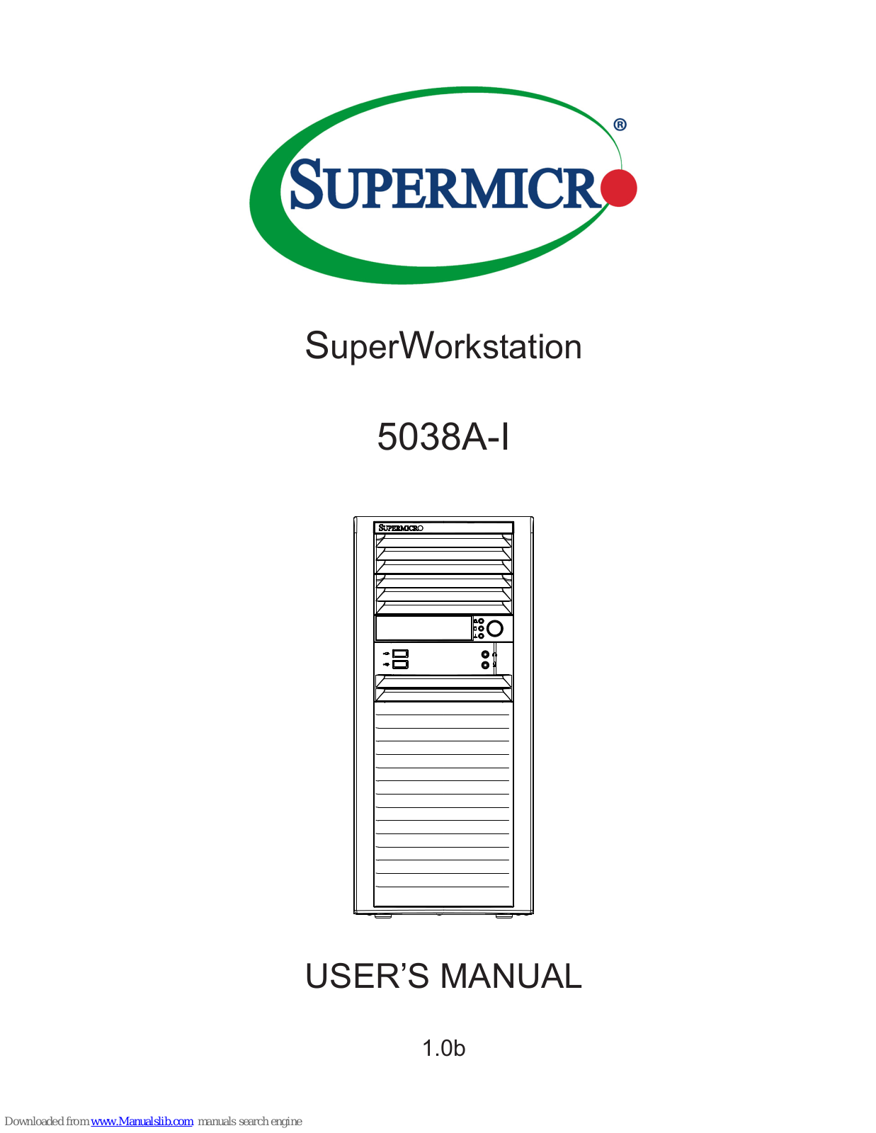 Supermicro SuperWorkstation 5038A-I User Manual