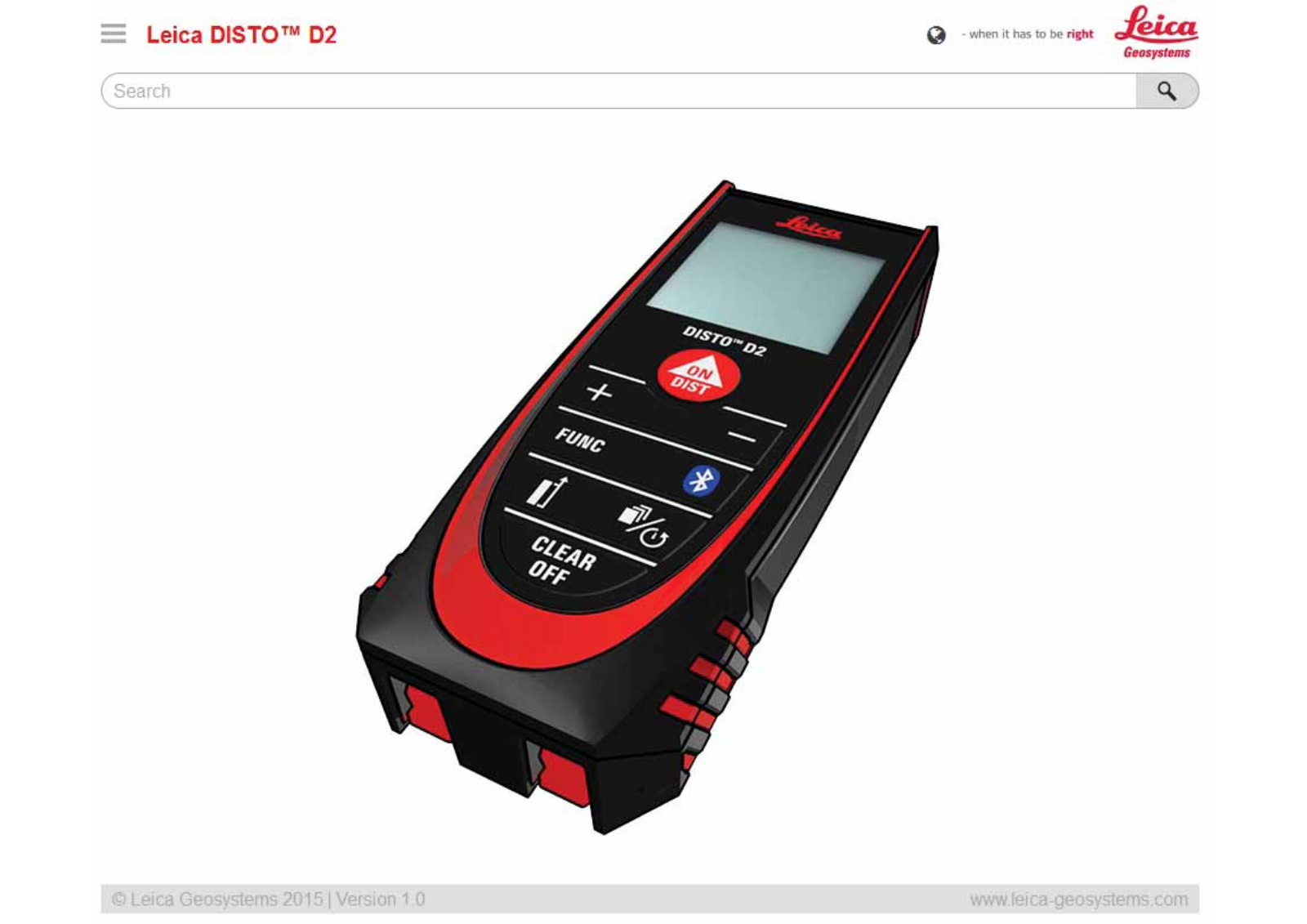 Leica Geosystems CPD LD2BT Users Manual