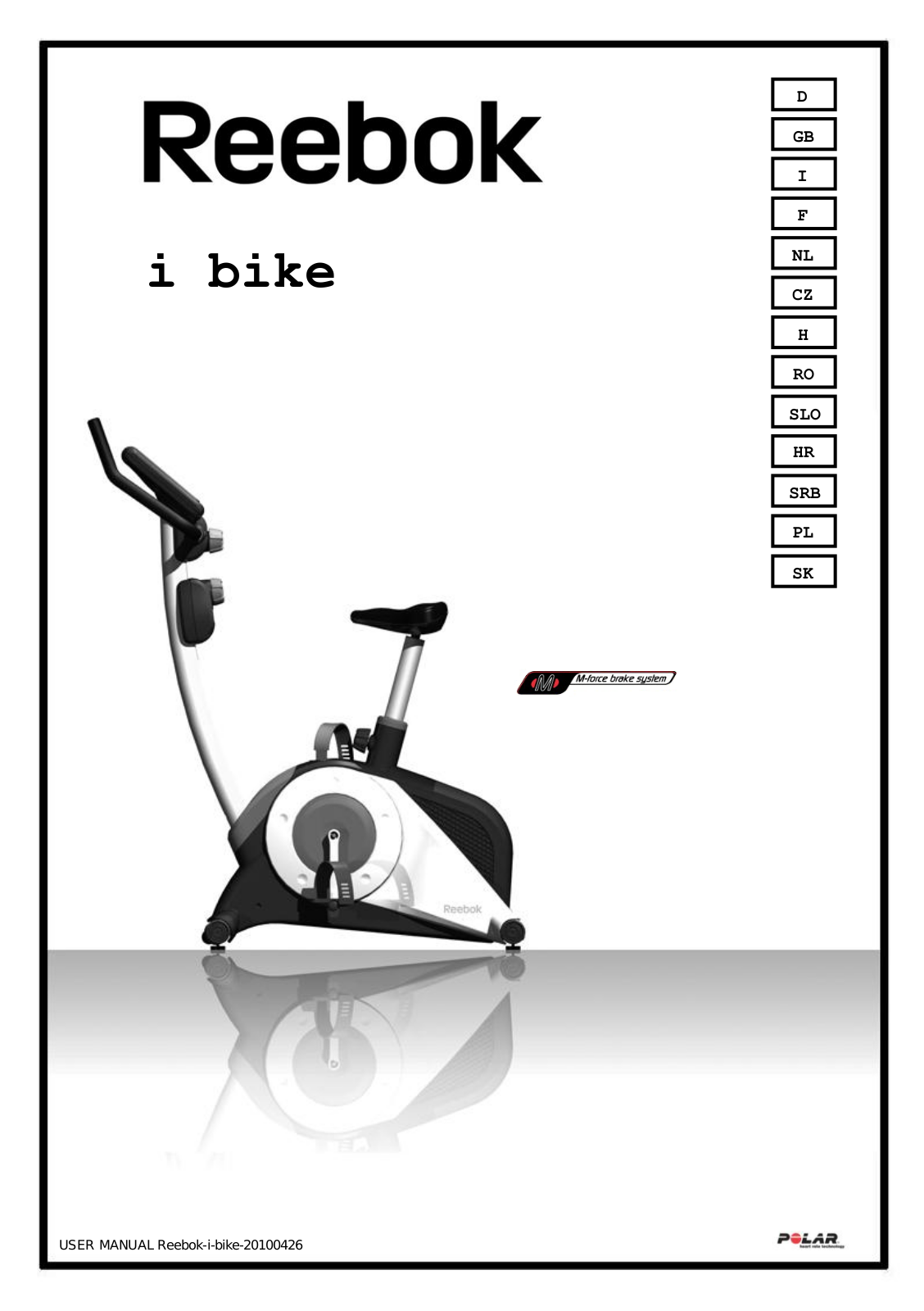 REEBOK i-bike User Manual