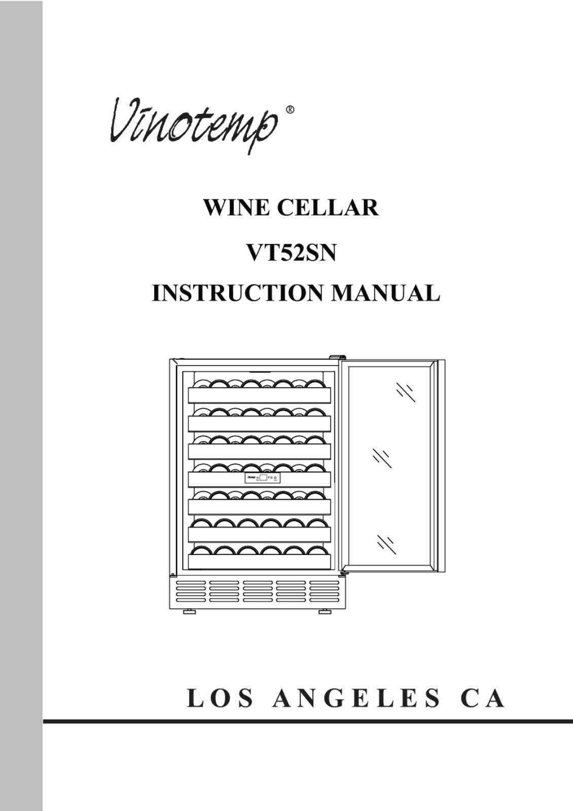 Vinotemp VT-52SN User Manual