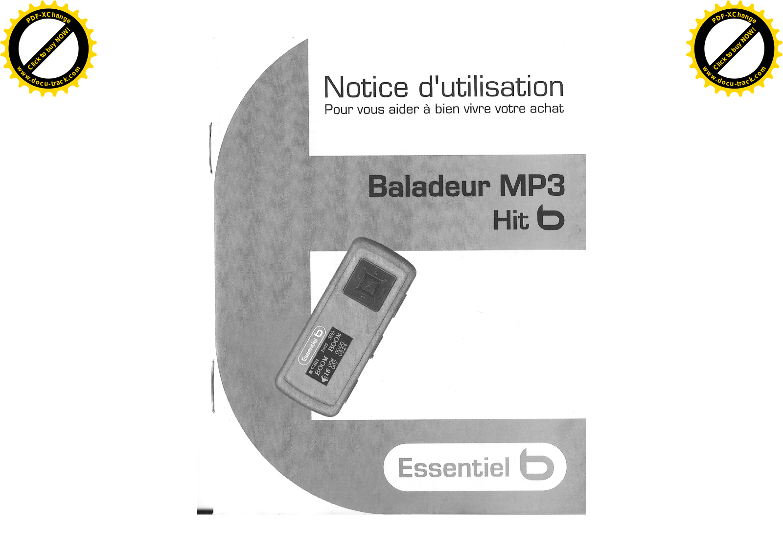 Essentiel b BALADEUR MP3 HIT B User Manual