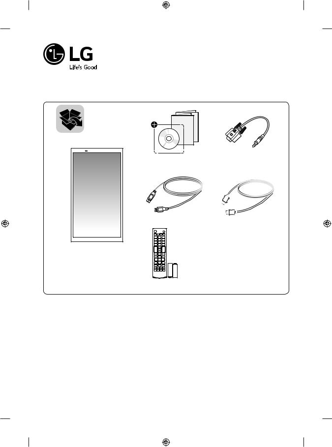 LG 55XE3C-B Quick Setup Guide