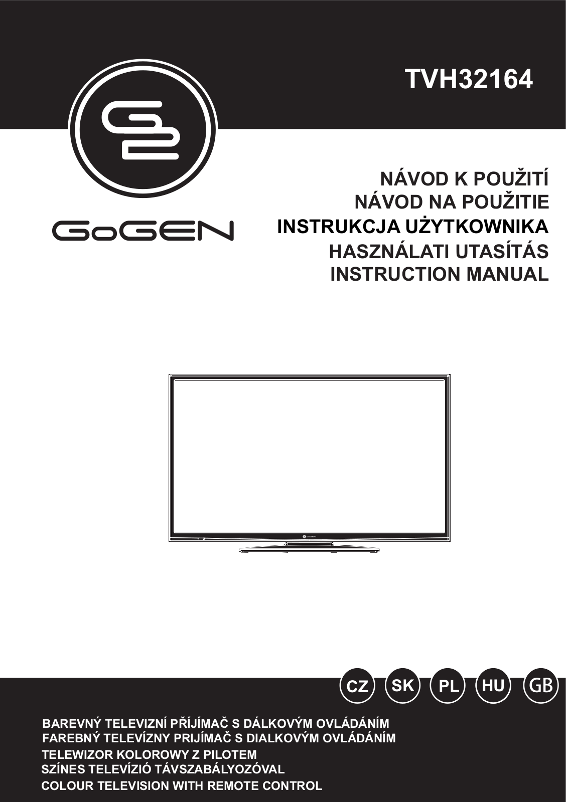 GoGEN TVH 32164 User Manual