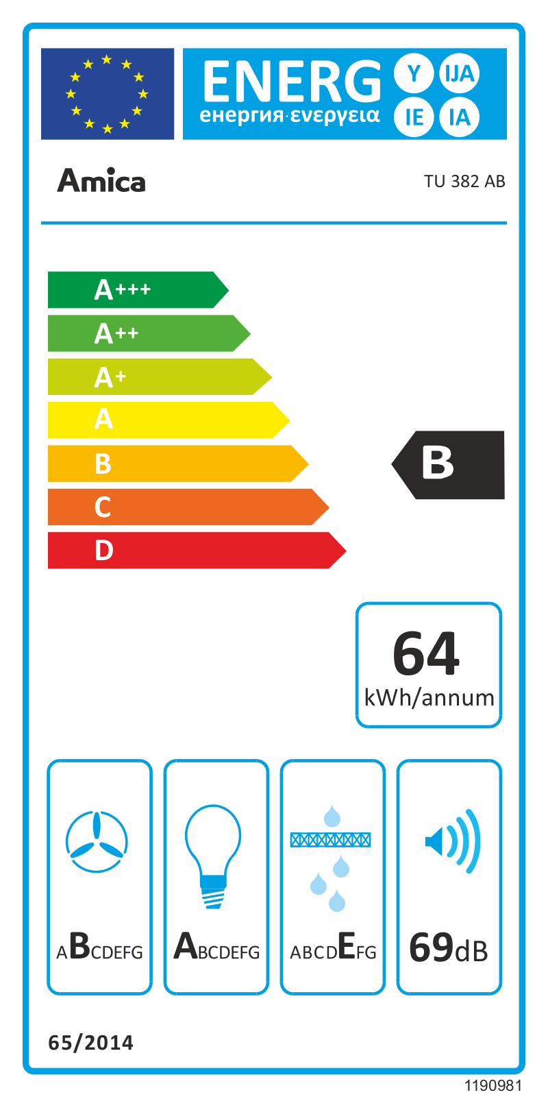 Amica TU 382 AB User Manual