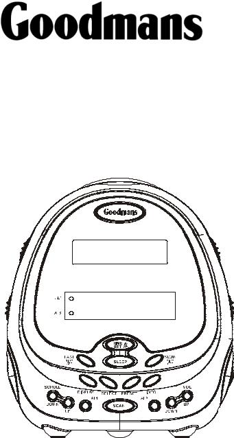 Goodmans GCR1930DAB User Manual