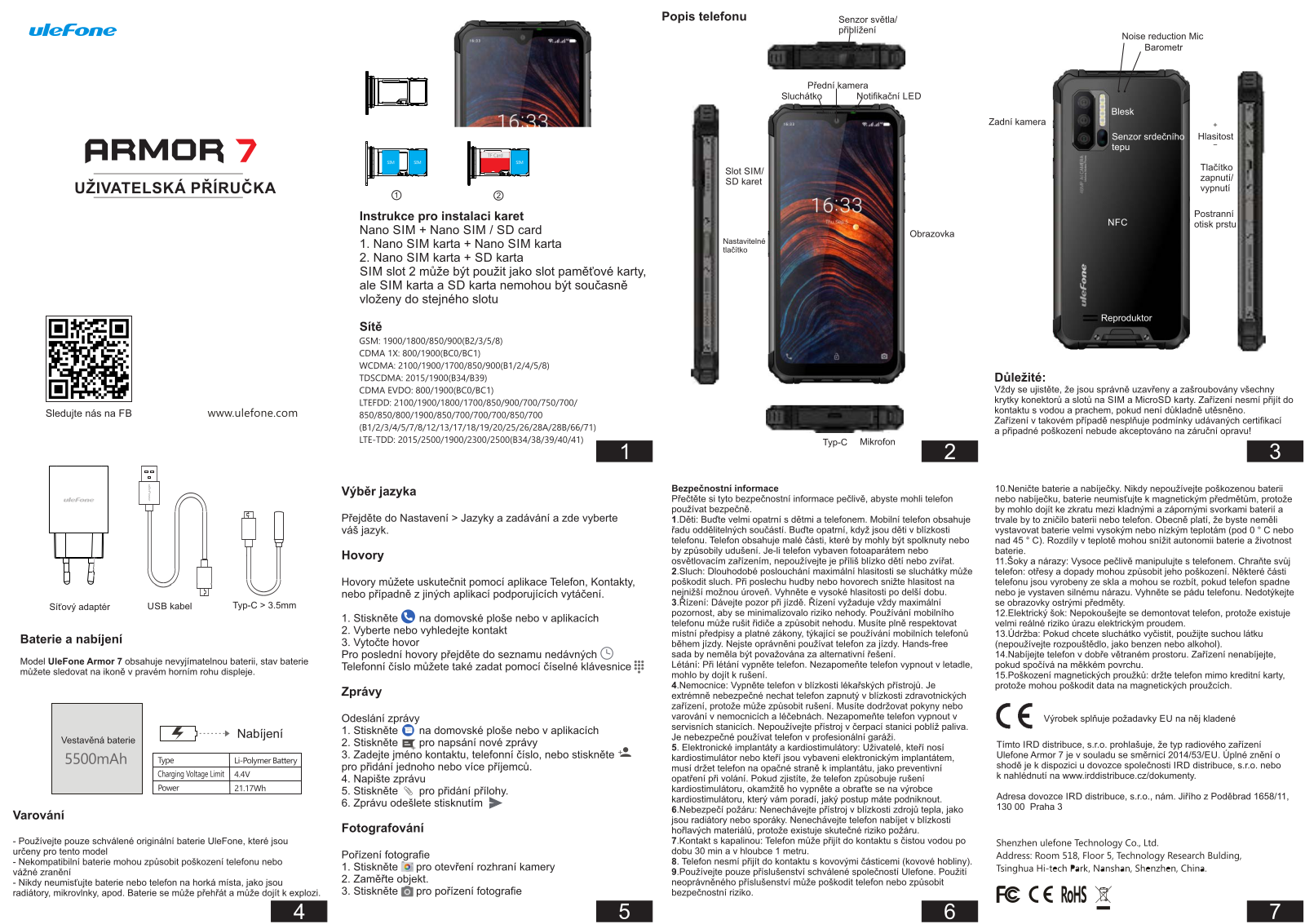 UleFone Armor 7 2020 User Manual