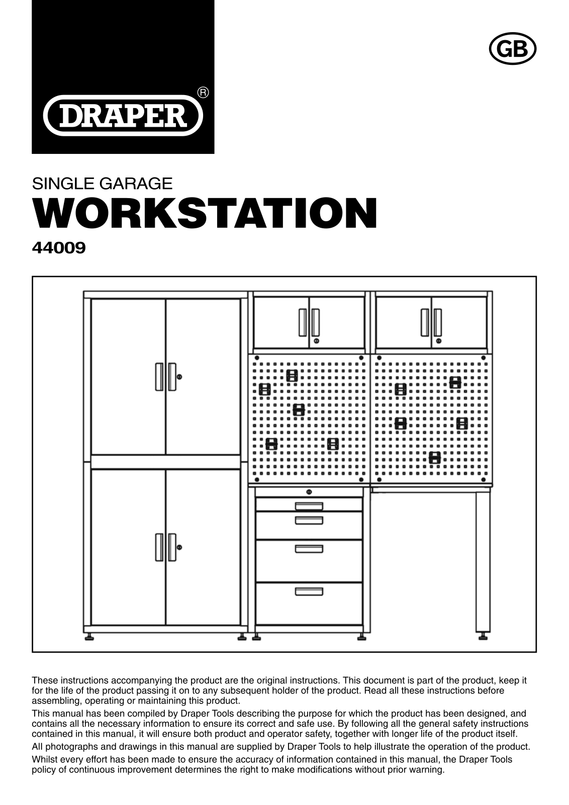 Draper Tools 44009 Instructions - ManualMachine.com