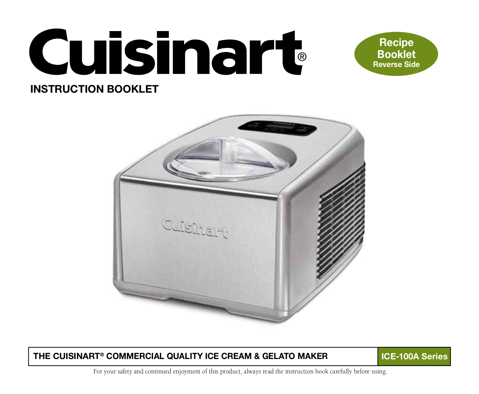 Cuisinart 46550 User Manual