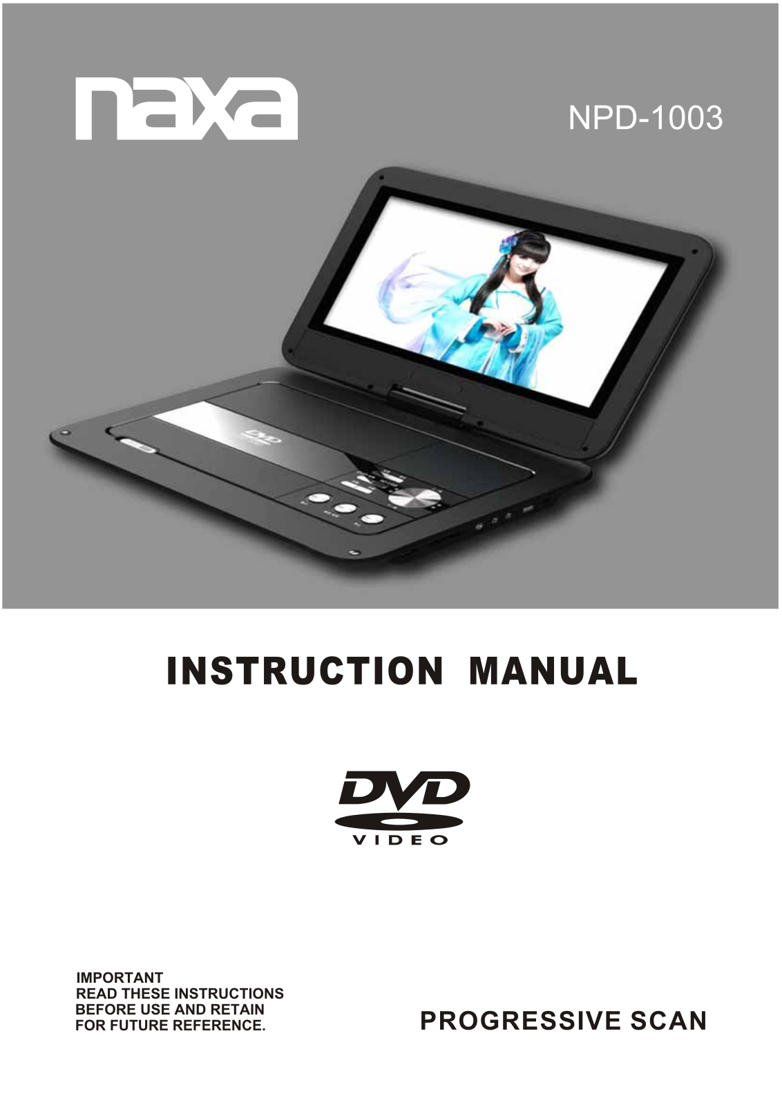 Naxa NPD-1003 User Manual