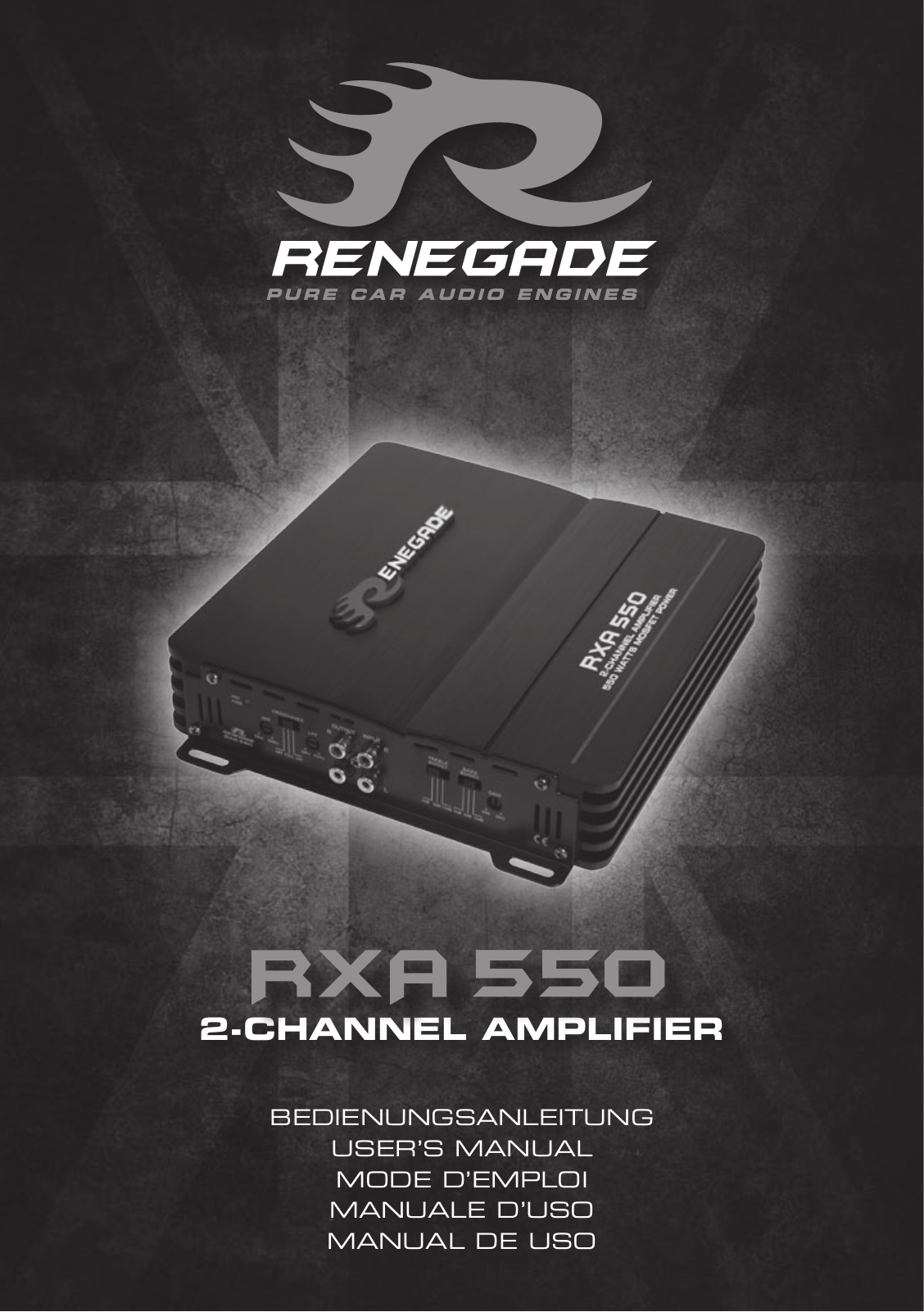 Renegade RXA 550 User Manual