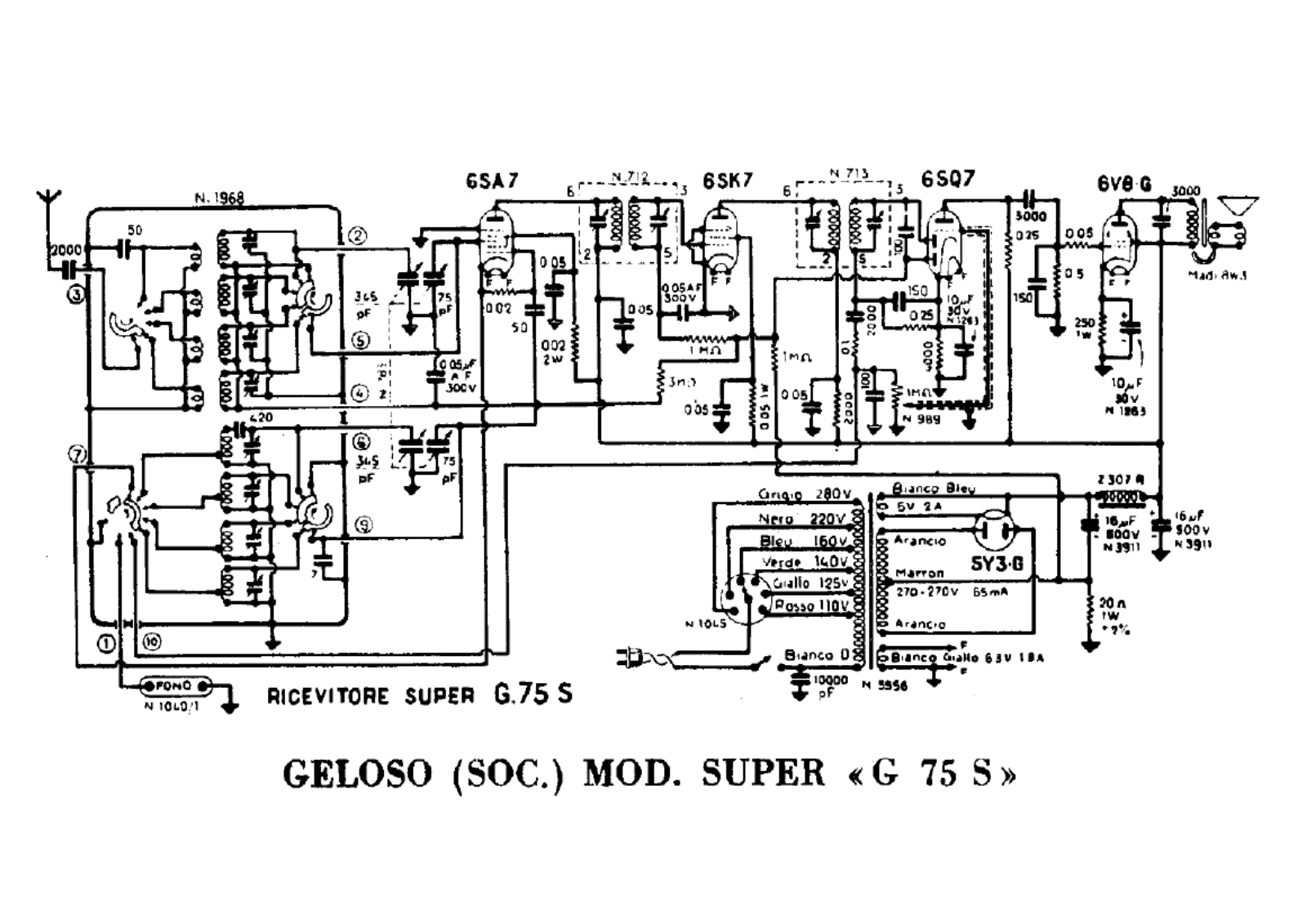 Geloso g75s schematic - ManualMachine.com
