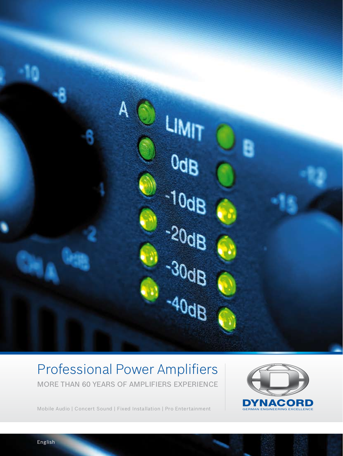 Dynacord Professional Power Amplifiers User Manual