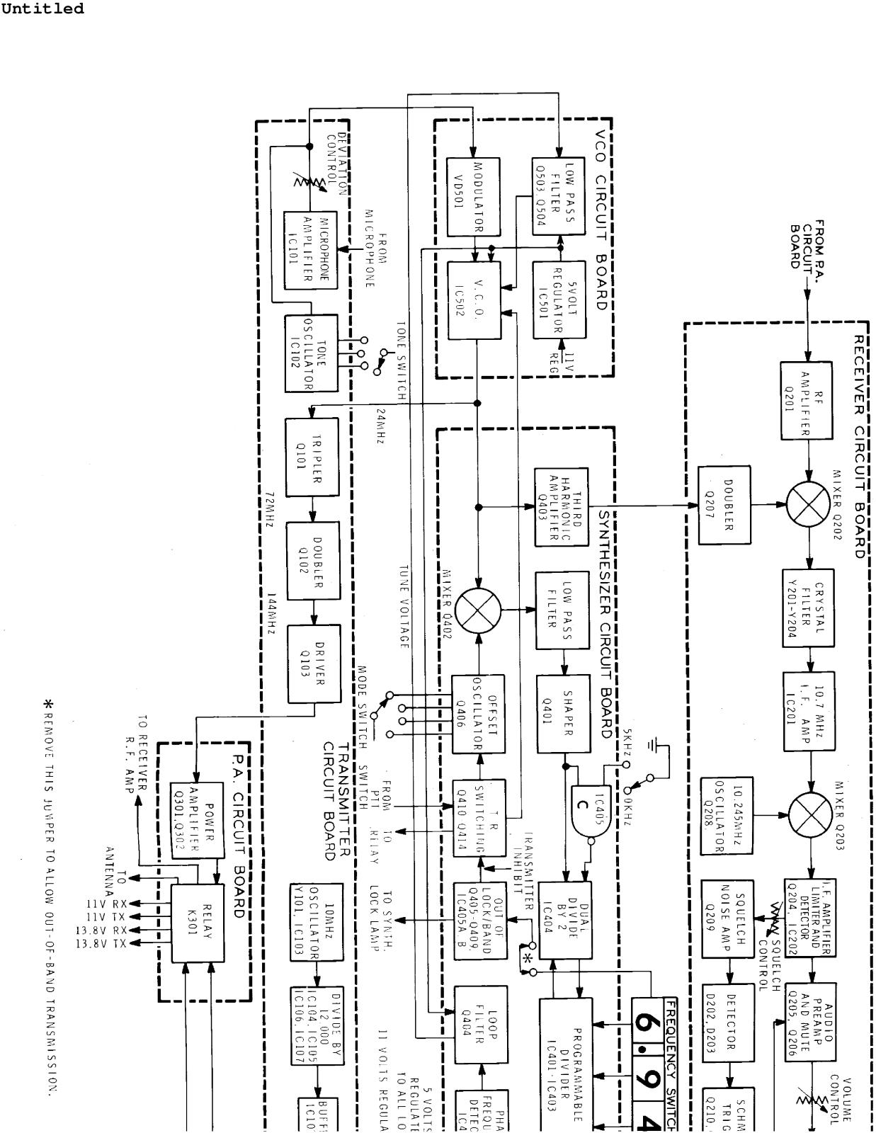 Heath Heathkit HW-2036A Schematic Diagram