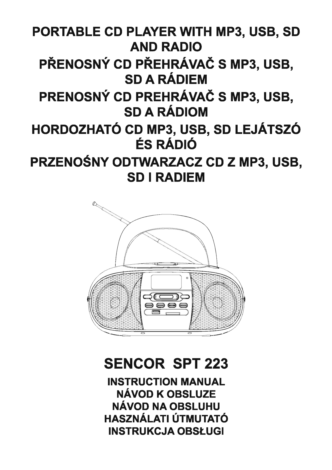 Sencor SPT 223 User Manual