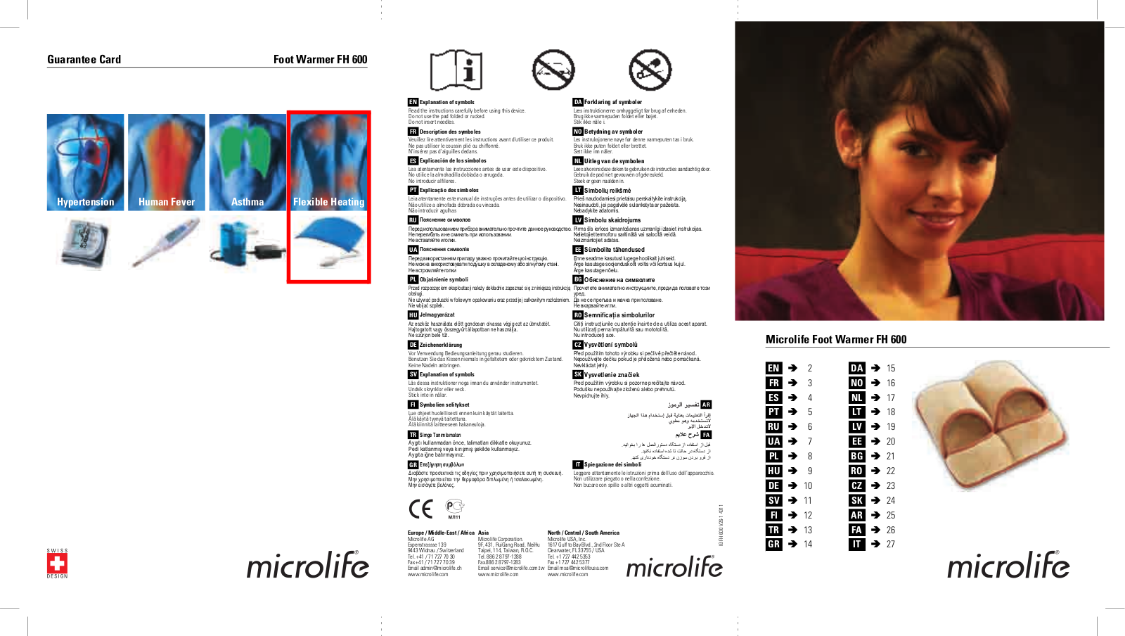 Microlife FH 600 User Manual