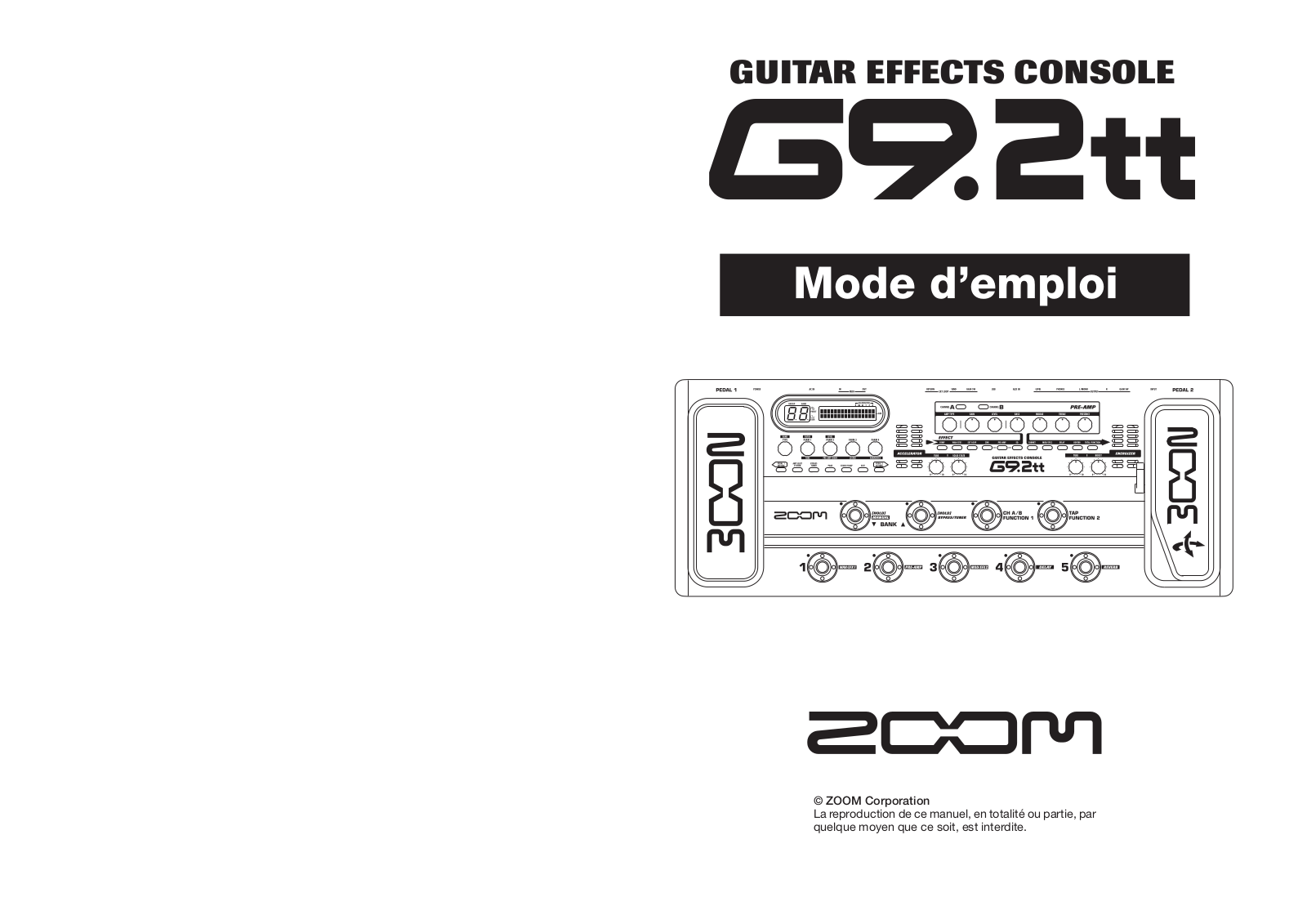 Zoom G9.2TT User Manual