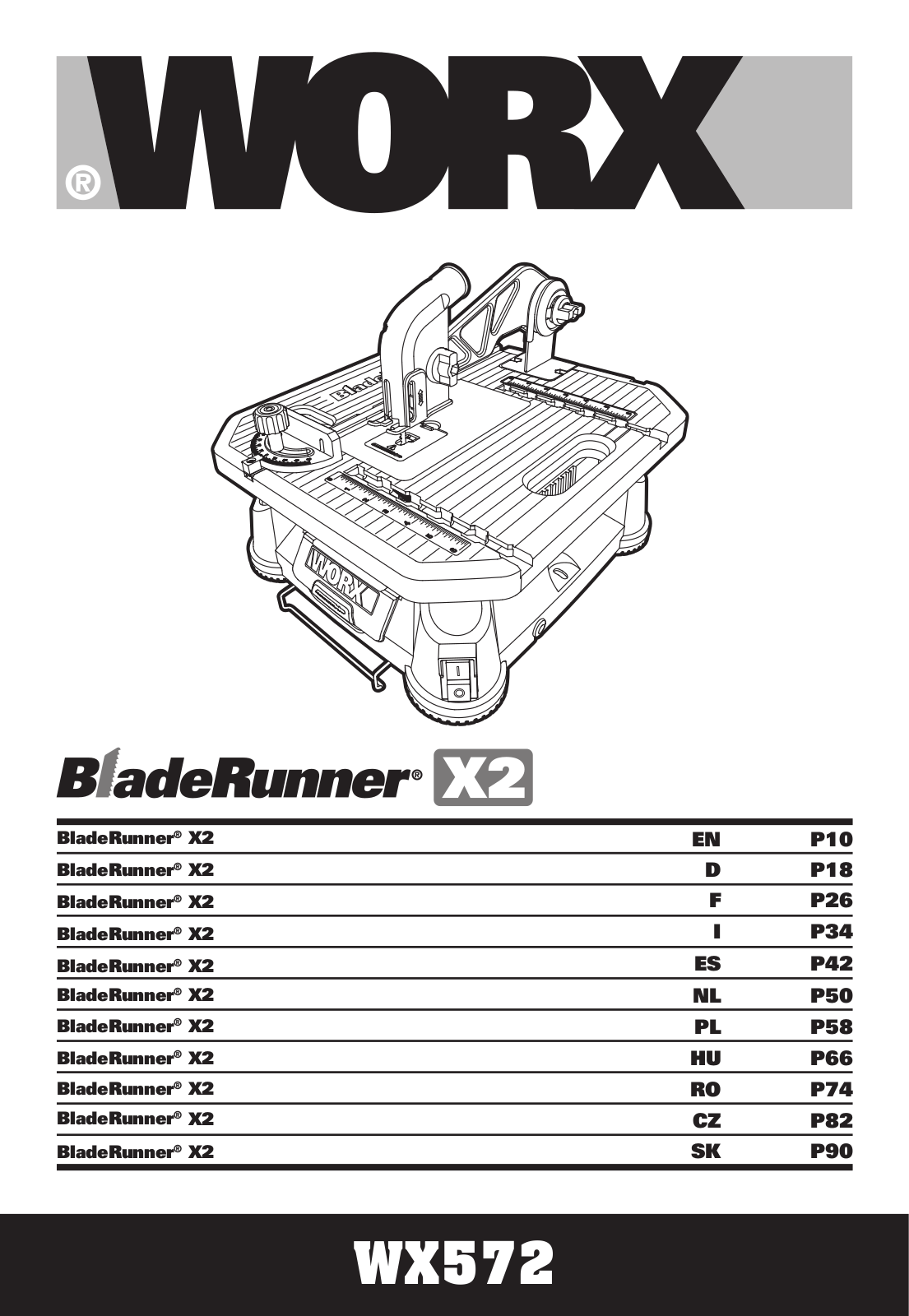 Worx WX572 operation manual