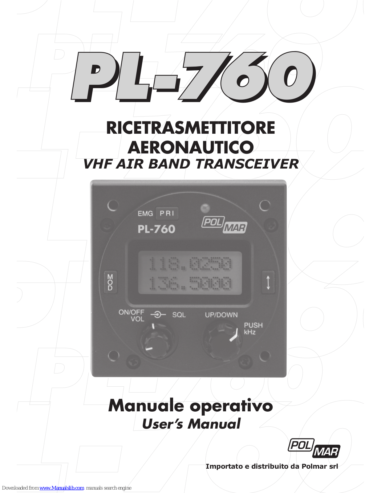 POLMAR PL-760 User Manual - ManualMachine.com
