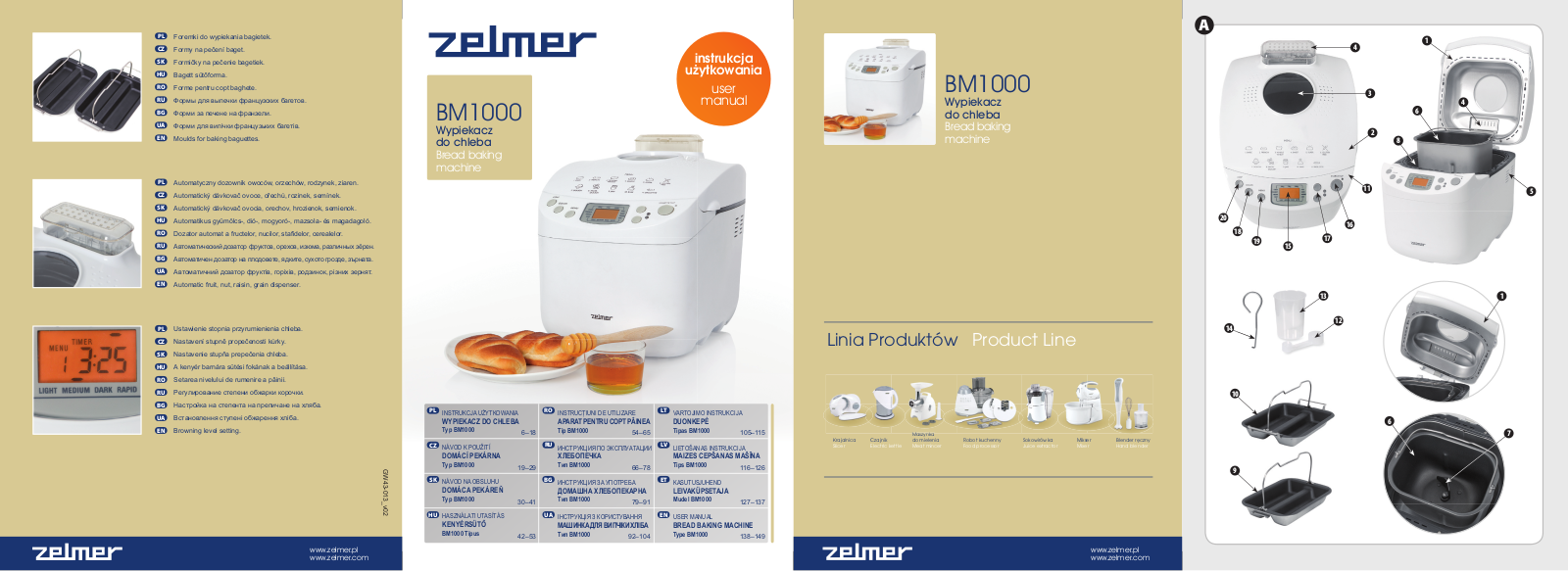 Zelmer BM1000 User Manual