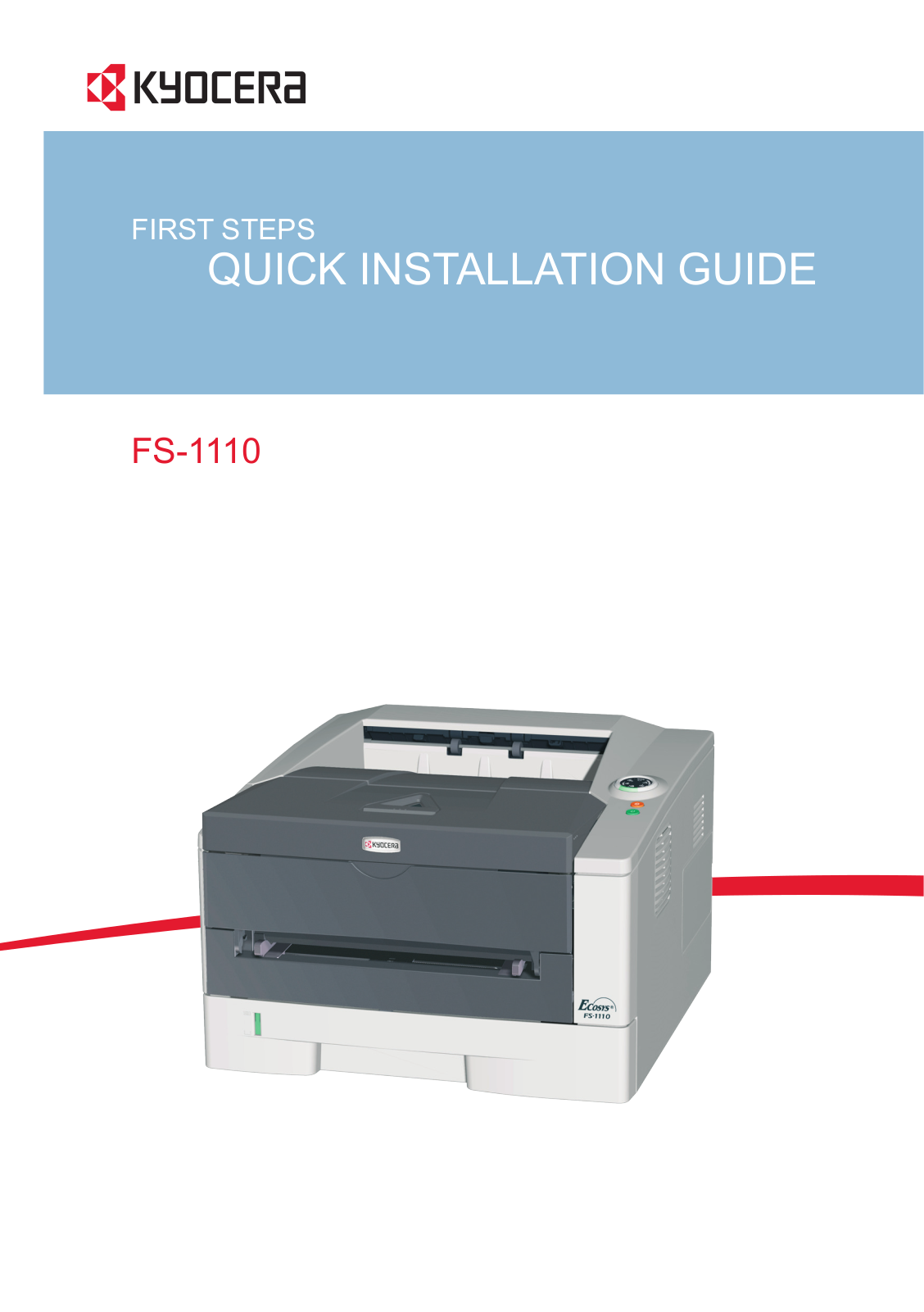 KYOCERA FS-1110 User Manual