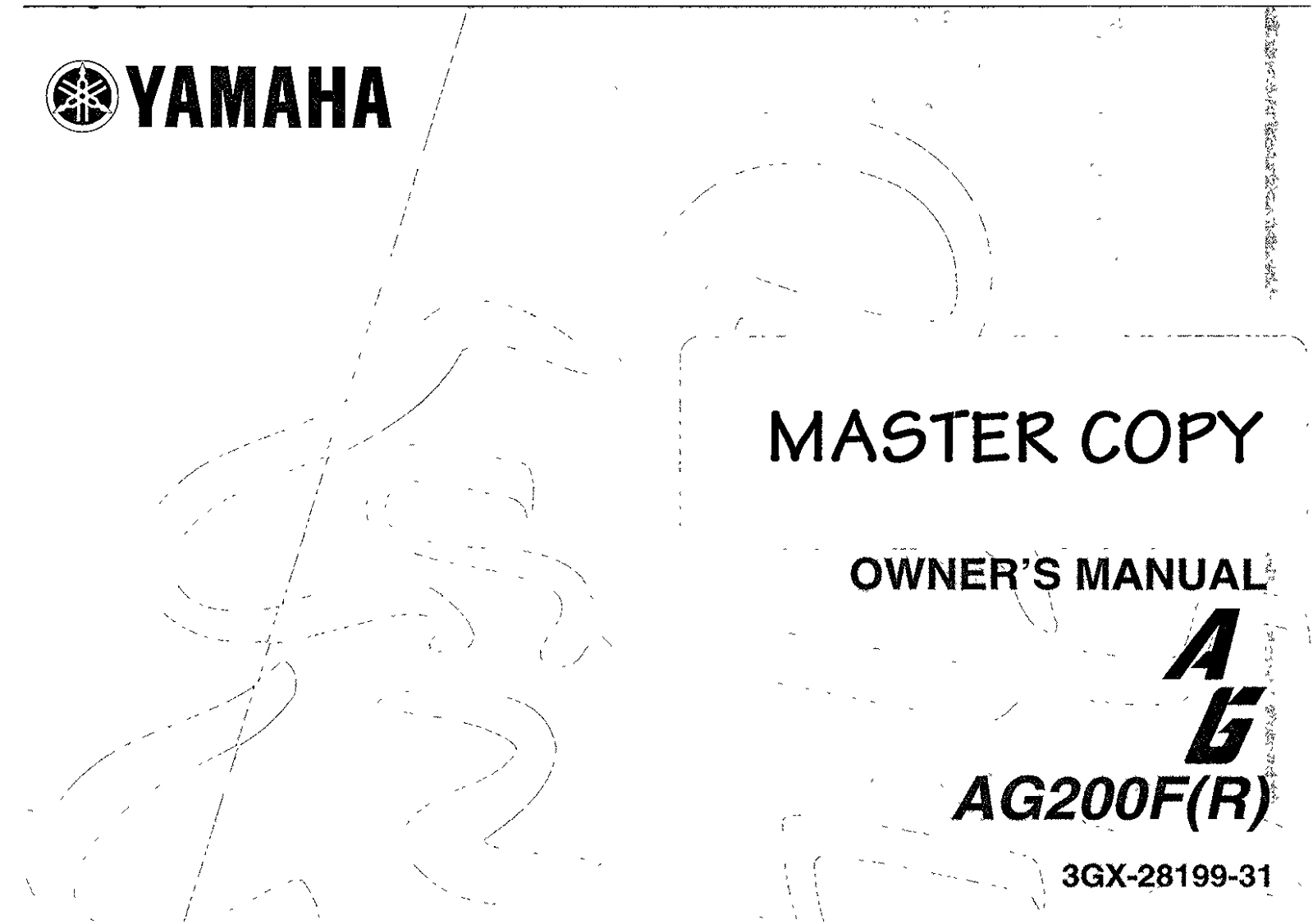 Yamaha AG200F R 2003 Owner's manual