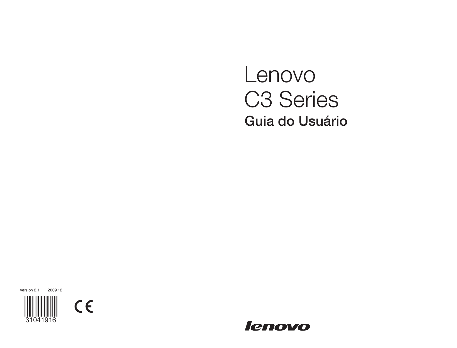 Lenovo C305, C300 User Manual