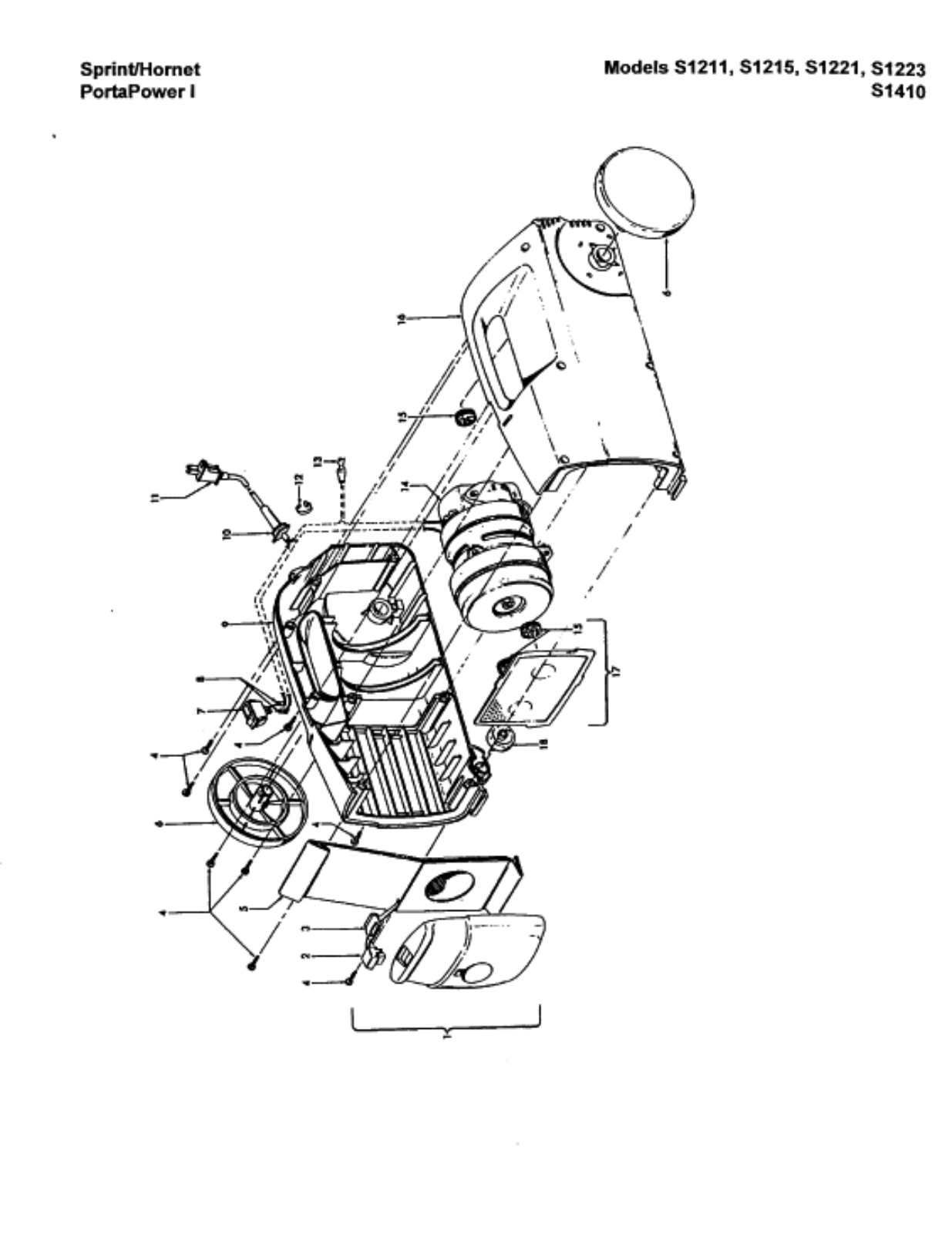 Hoover S1221, S1410, S1223, S1215, S1211 Owner's Manual