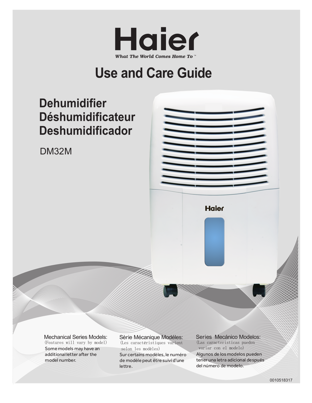 Haier DM32M-T, DM32M-L, DM32M User Manual