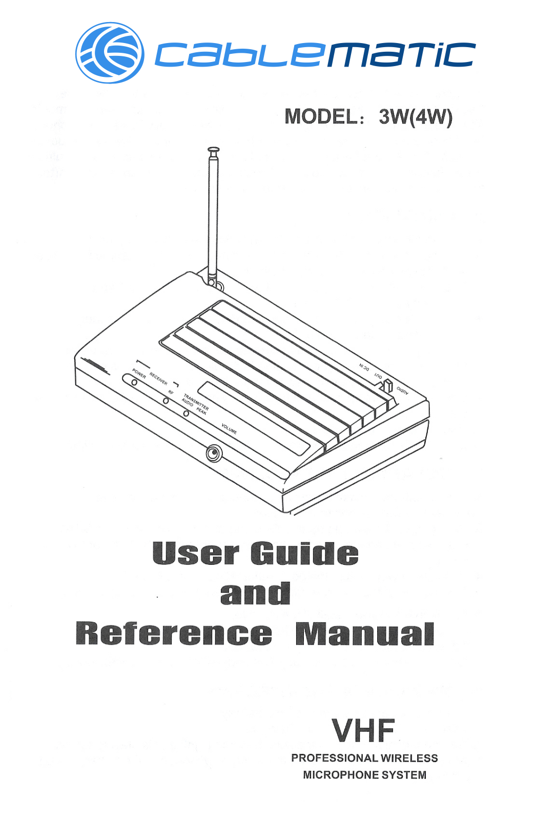 Cablematic 4W, 3W User Manual