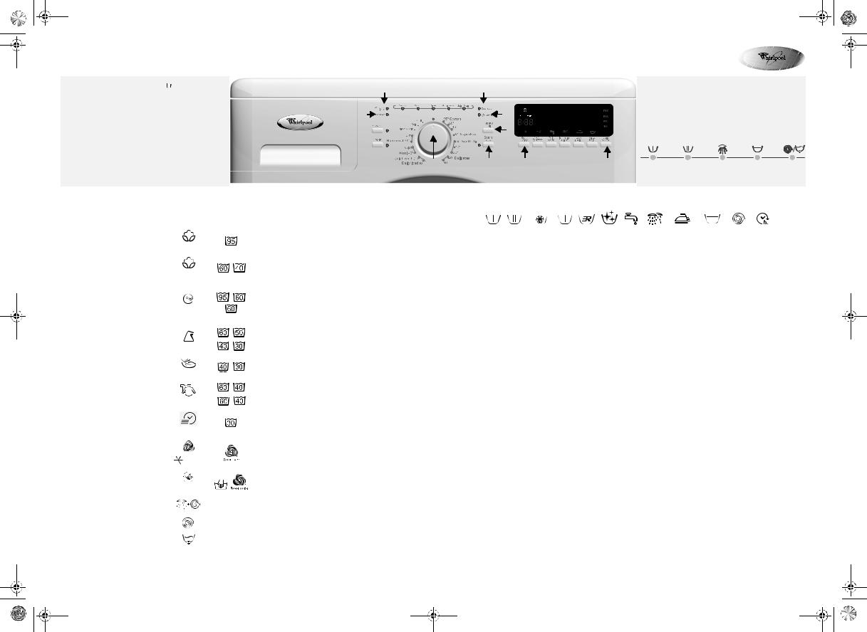 Whirlpool AWO/C 71000 INSTRUCTION FOR USE