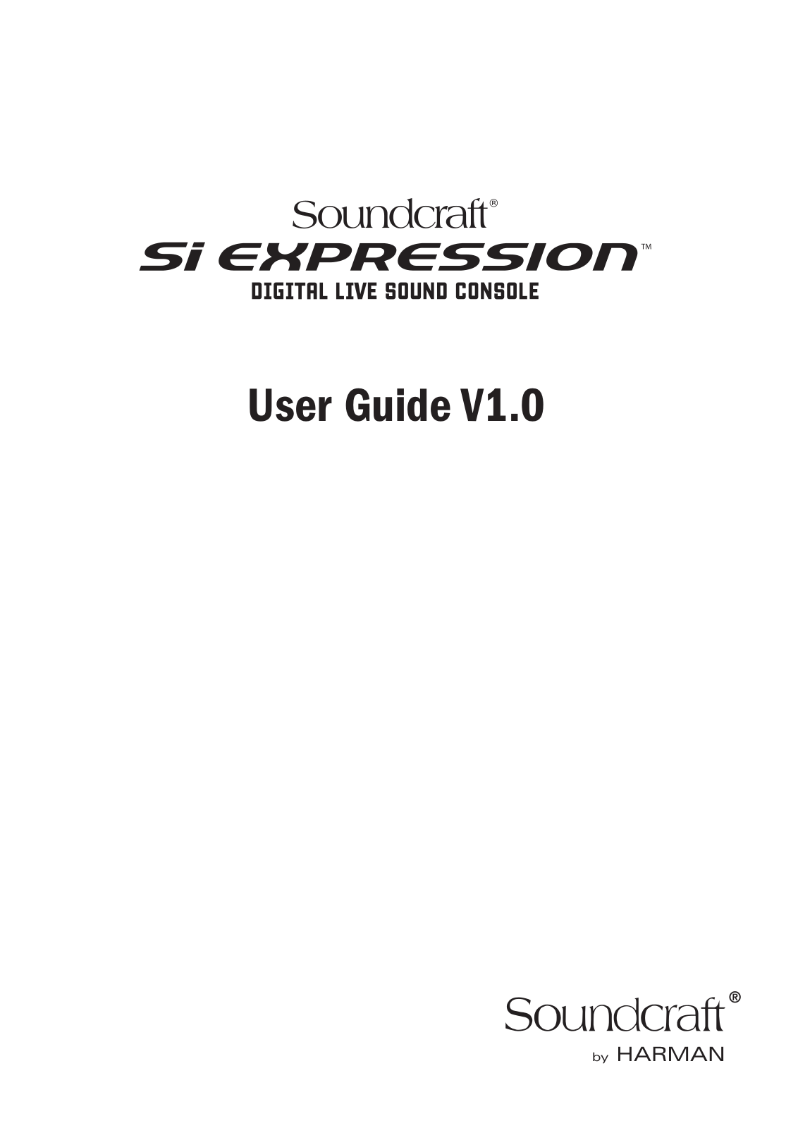 Soundcraft Si Expression 2 User manual