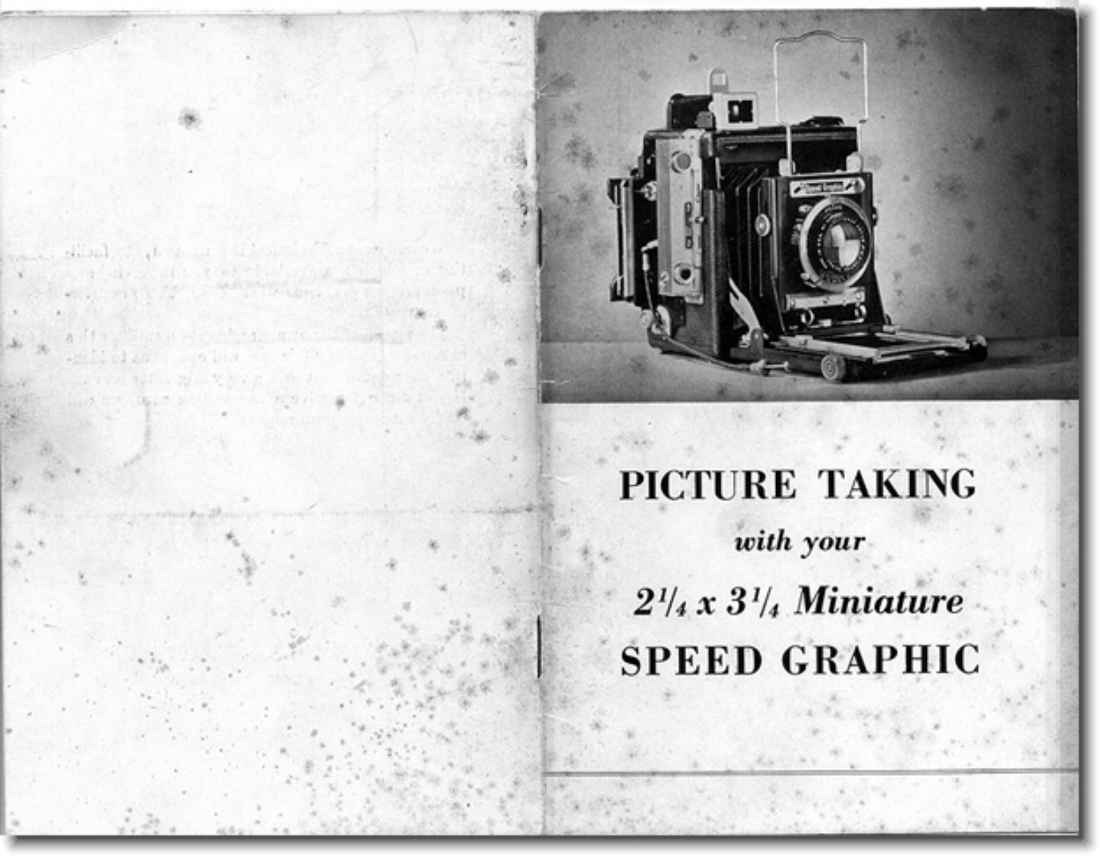 Graflex Speed Graphic User Guide