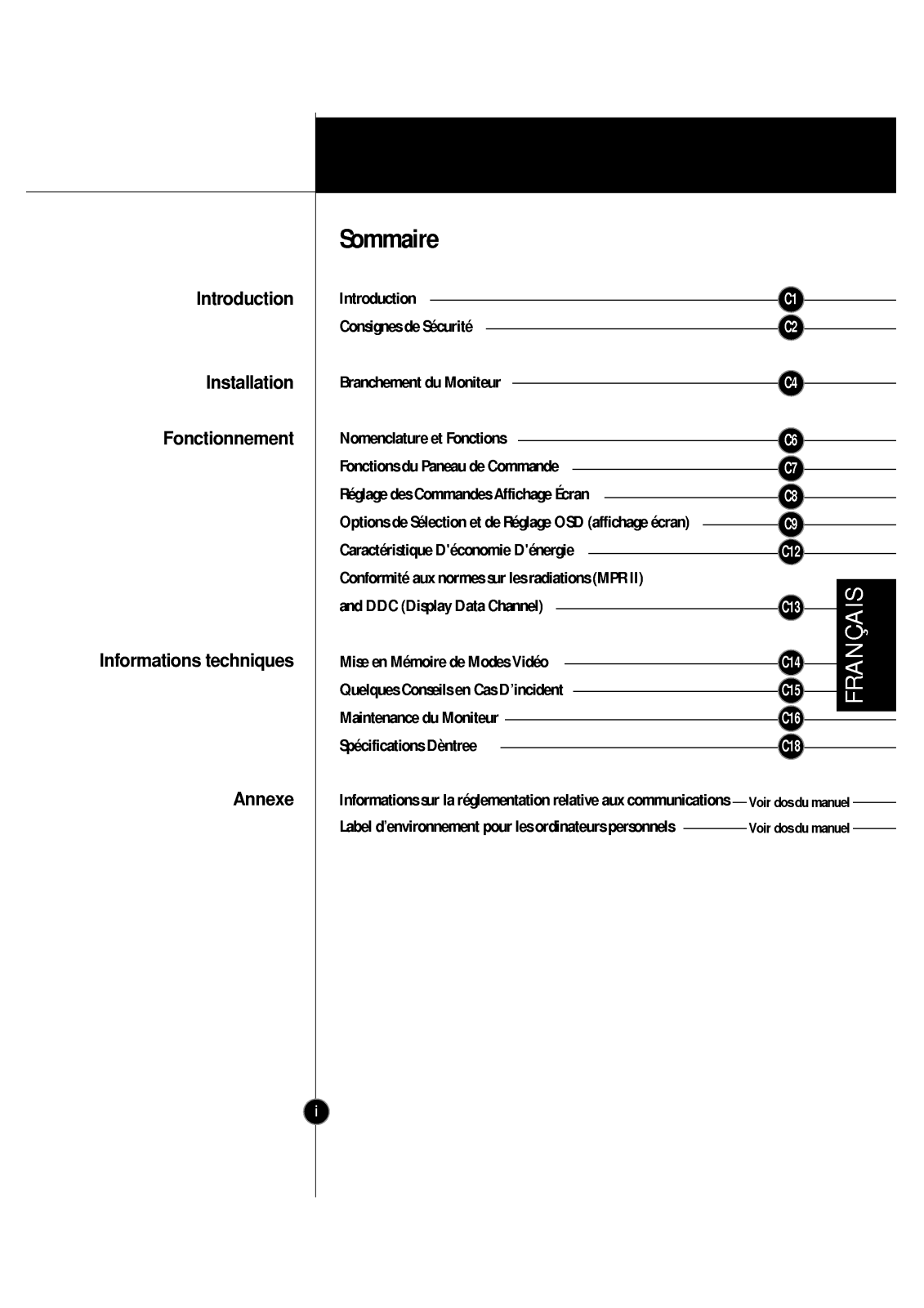 LG FLATRON FB775BC User Manual