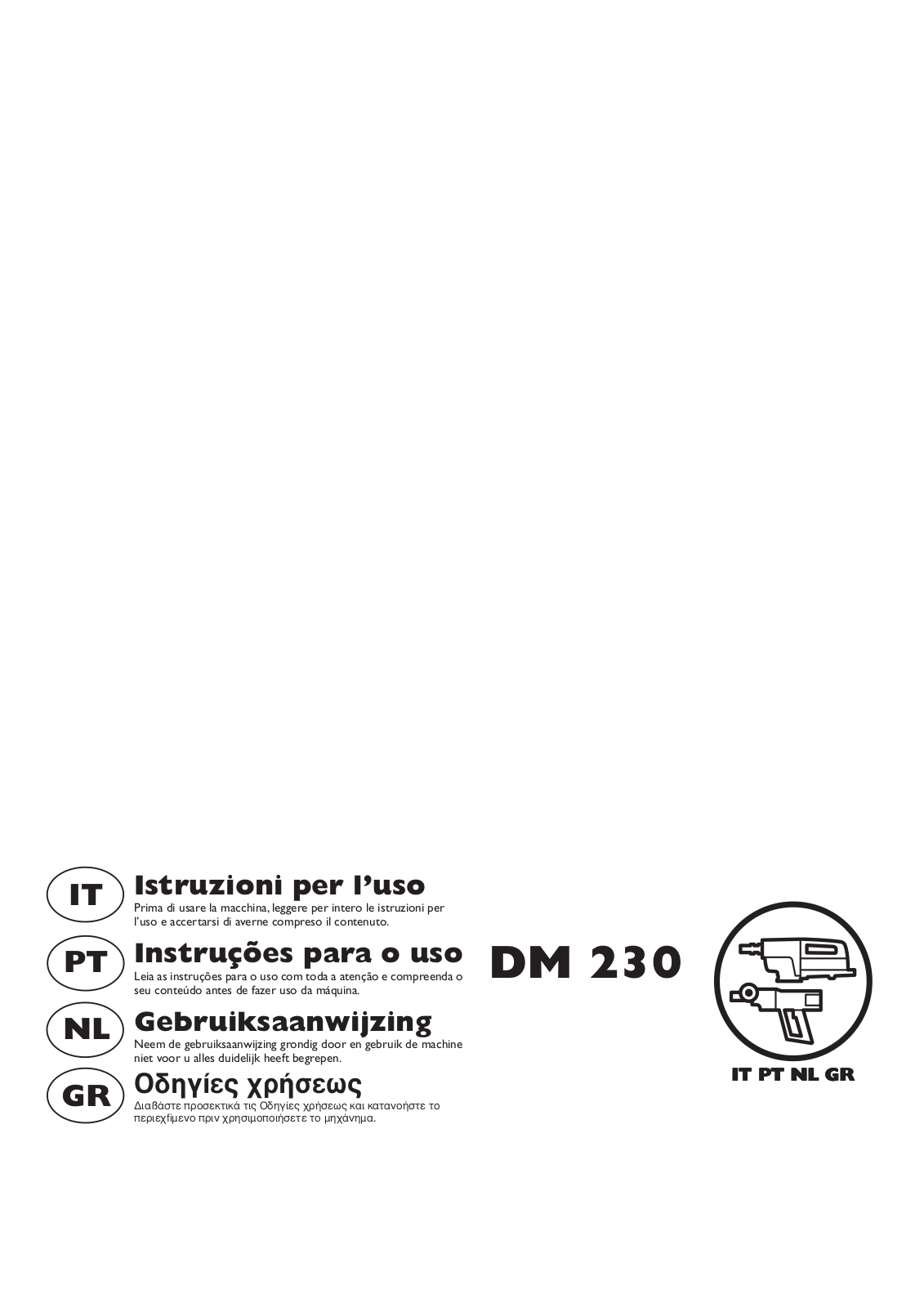 Husqvarna DM 230 User Manual