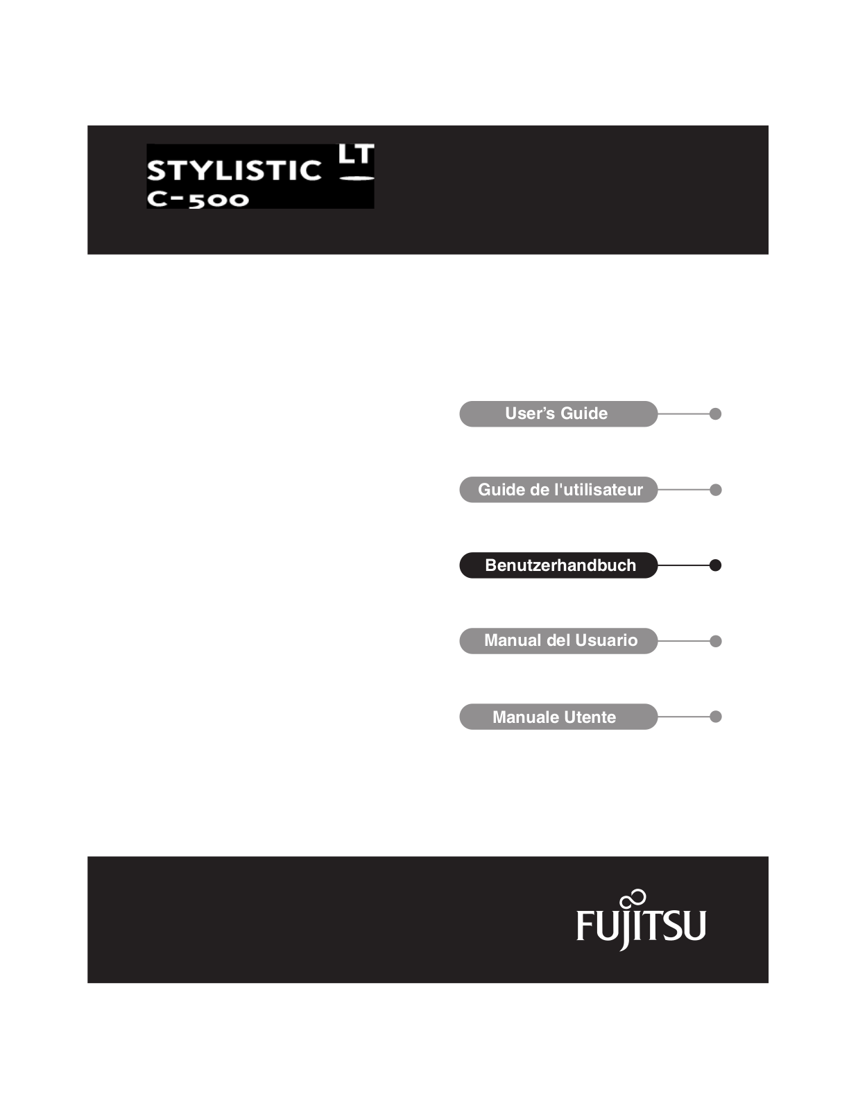 Fujitsu Stylistic LT C-500 User Guide