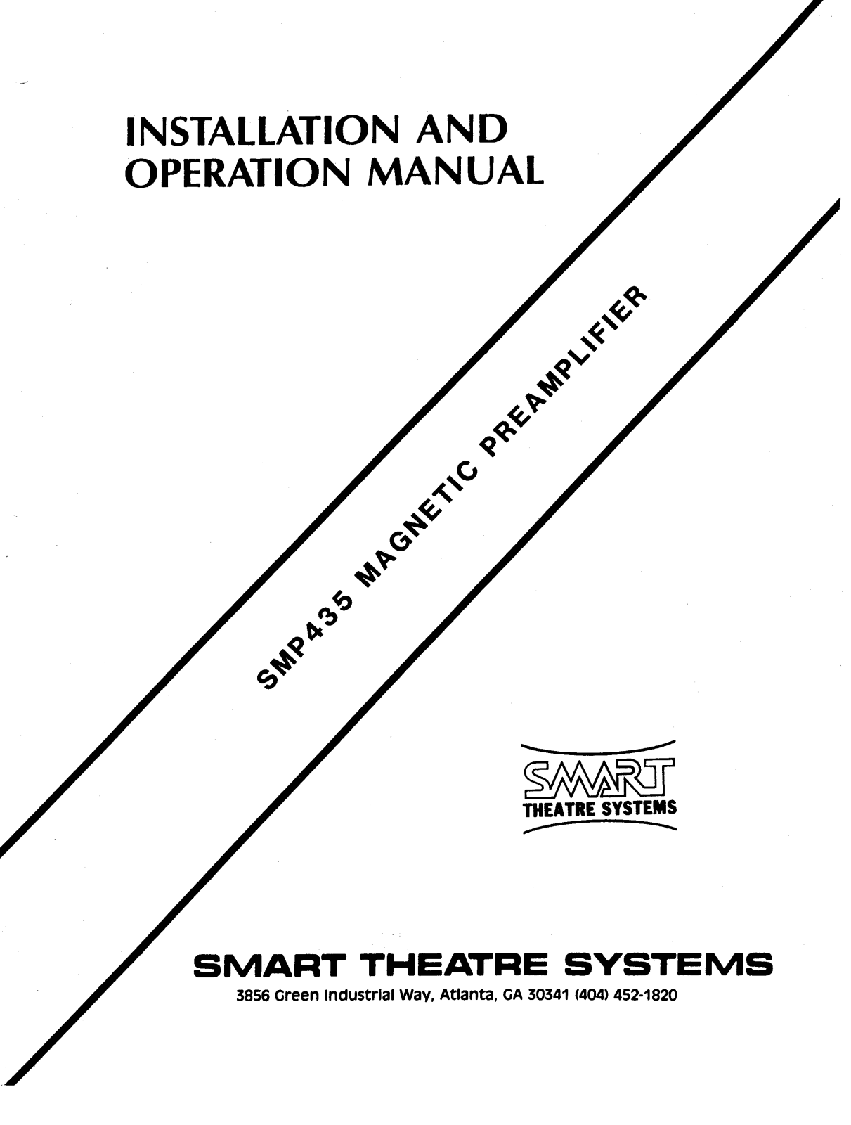 Smart SMP 435 OPERATION MANUAL